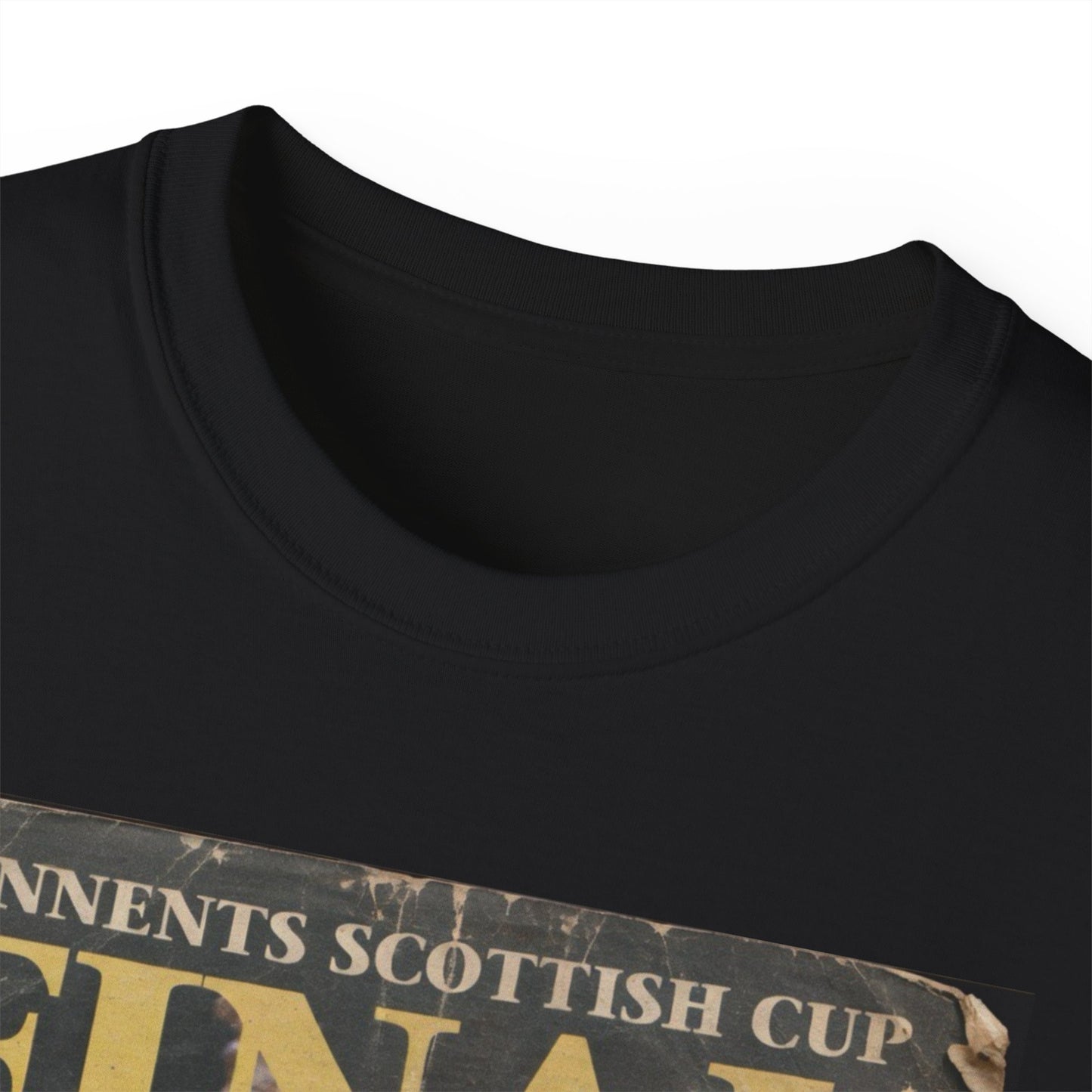 1994 Scottish Challenge Cup Final Dundee United Rangers Programme Poster Unisex Ultra Cotton Tee