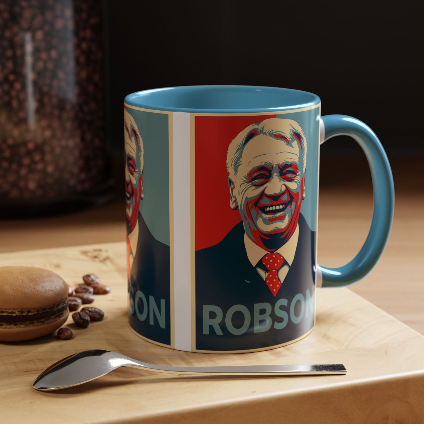 Bobby Robson Hope Poster Mug - Newcastle United Ipswich Town