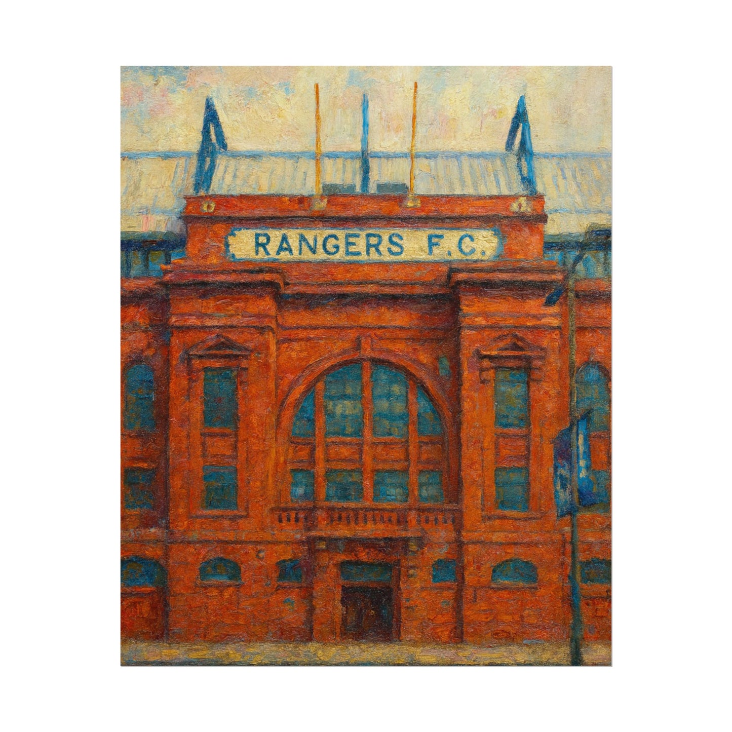 Ibrox Stadium Rangers FC Rolled Posters