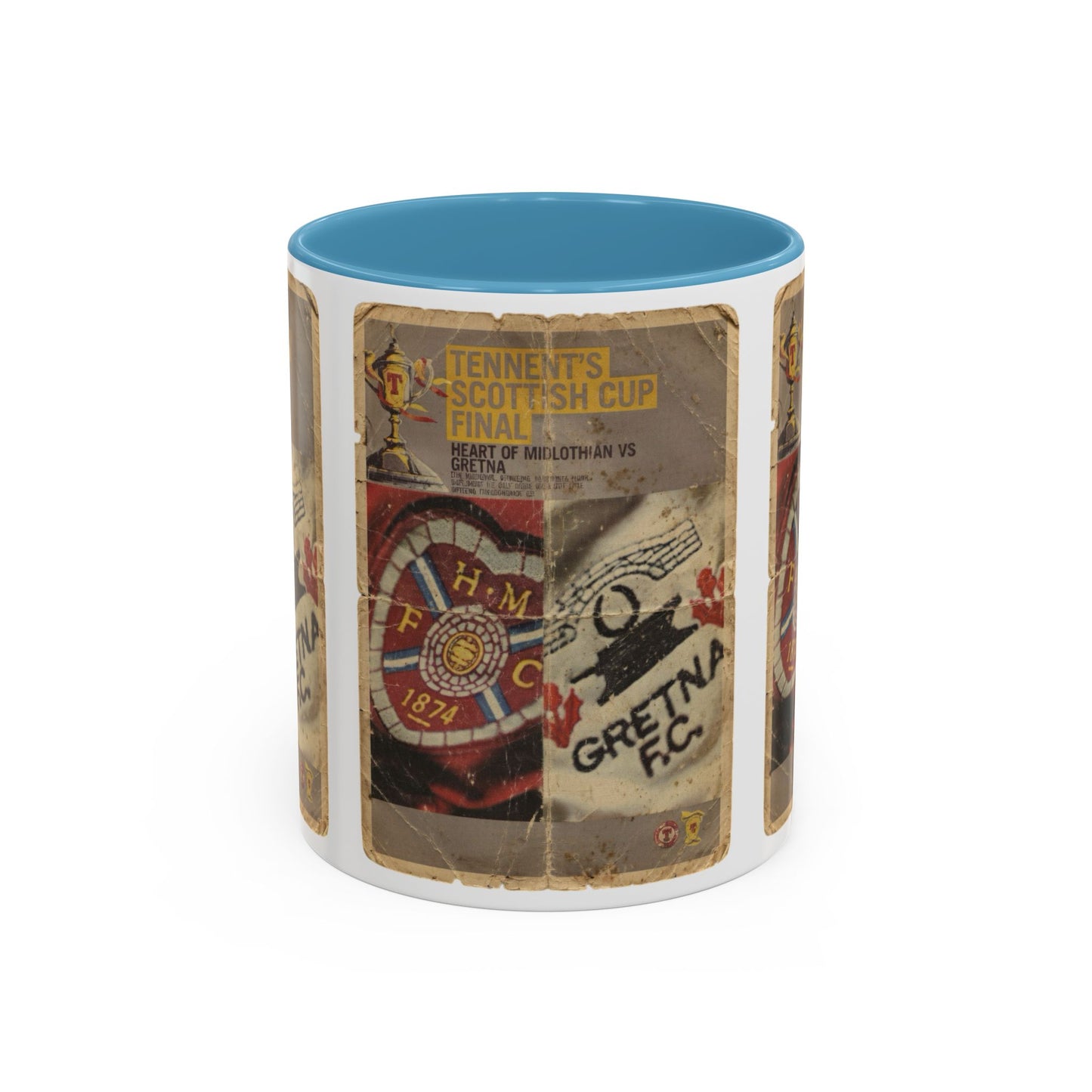 2006 Scottish Challenge Cup Final Hearts Gretna Accent Coffee Mug (11, 15oz)