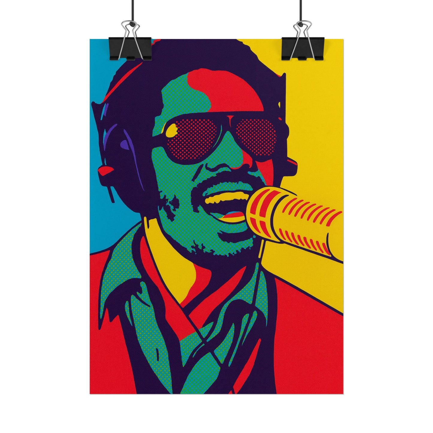 Stevie Wonder Pop Art Poster