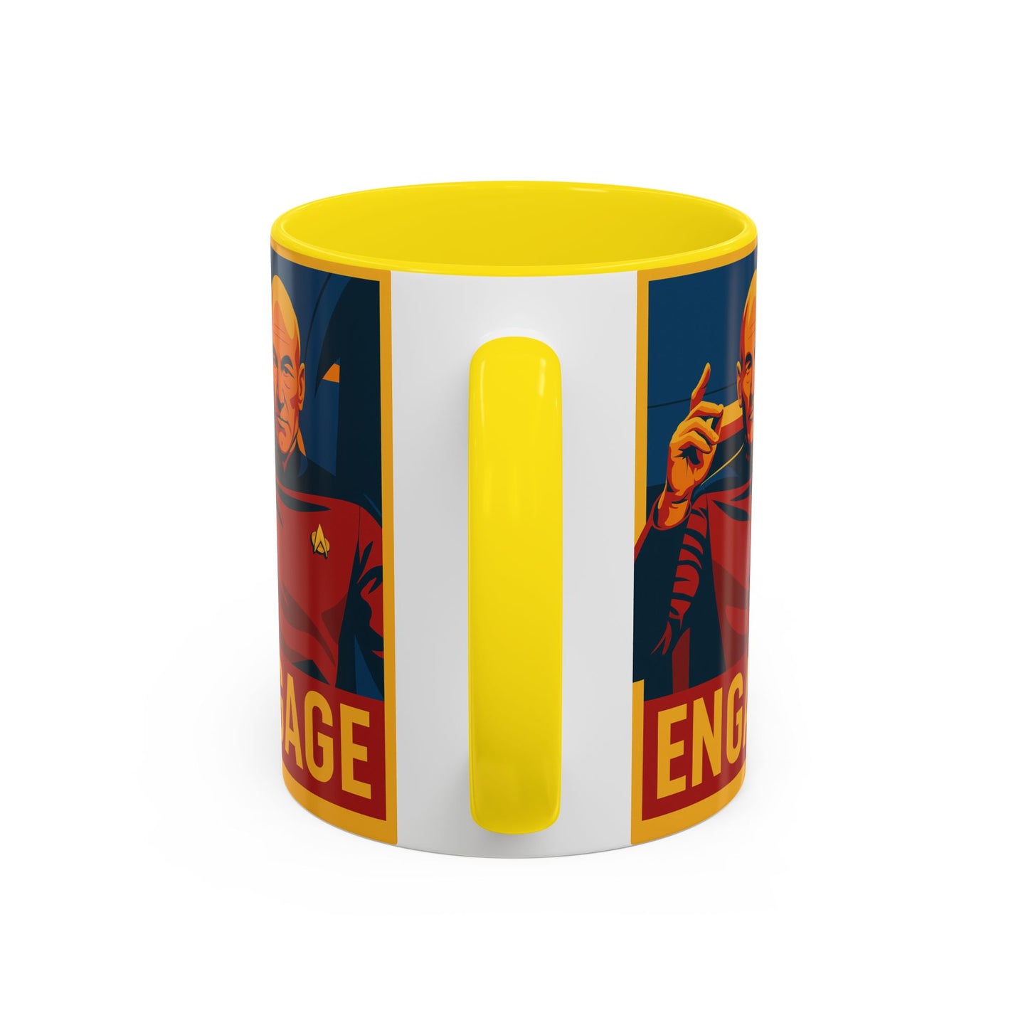 Captain Picard Engage Mug