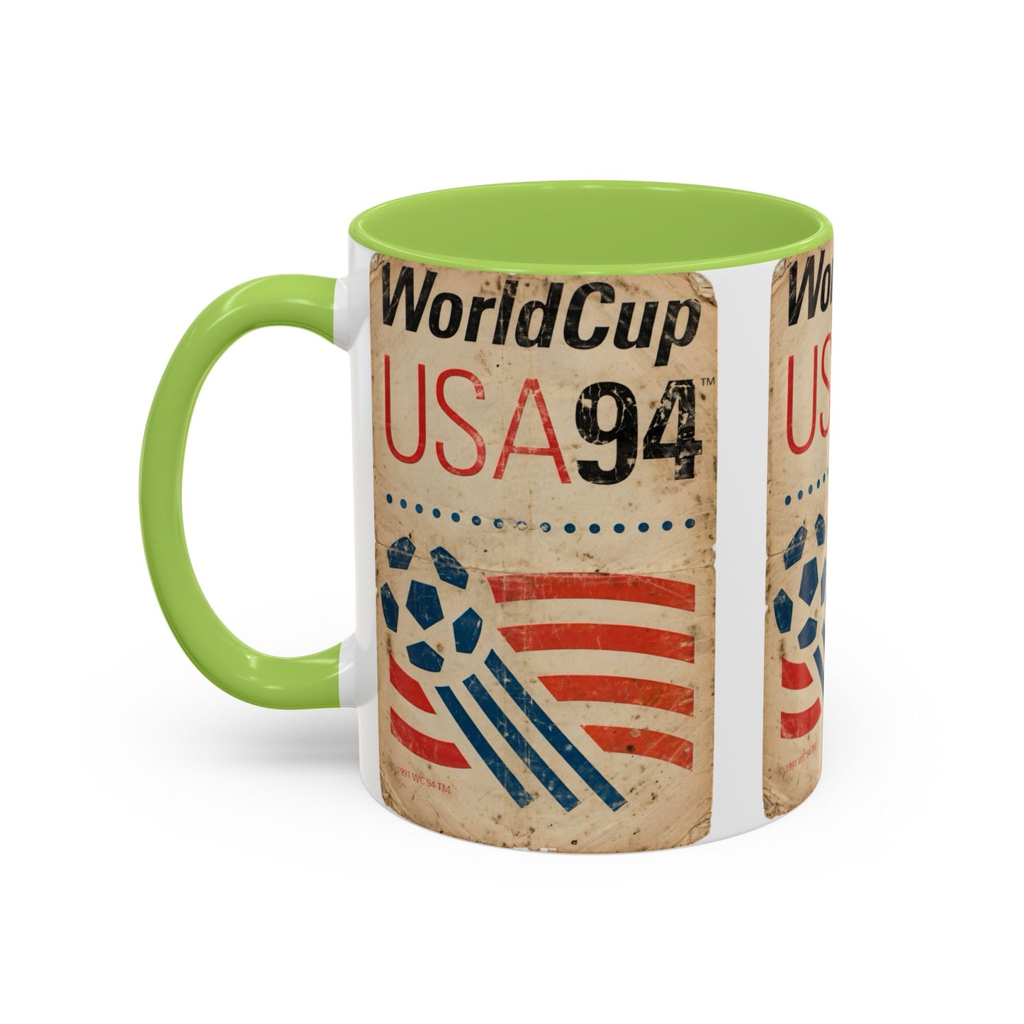 USA 94 World Cup Ball and Stripes Coffee Mug (11, 15oz)