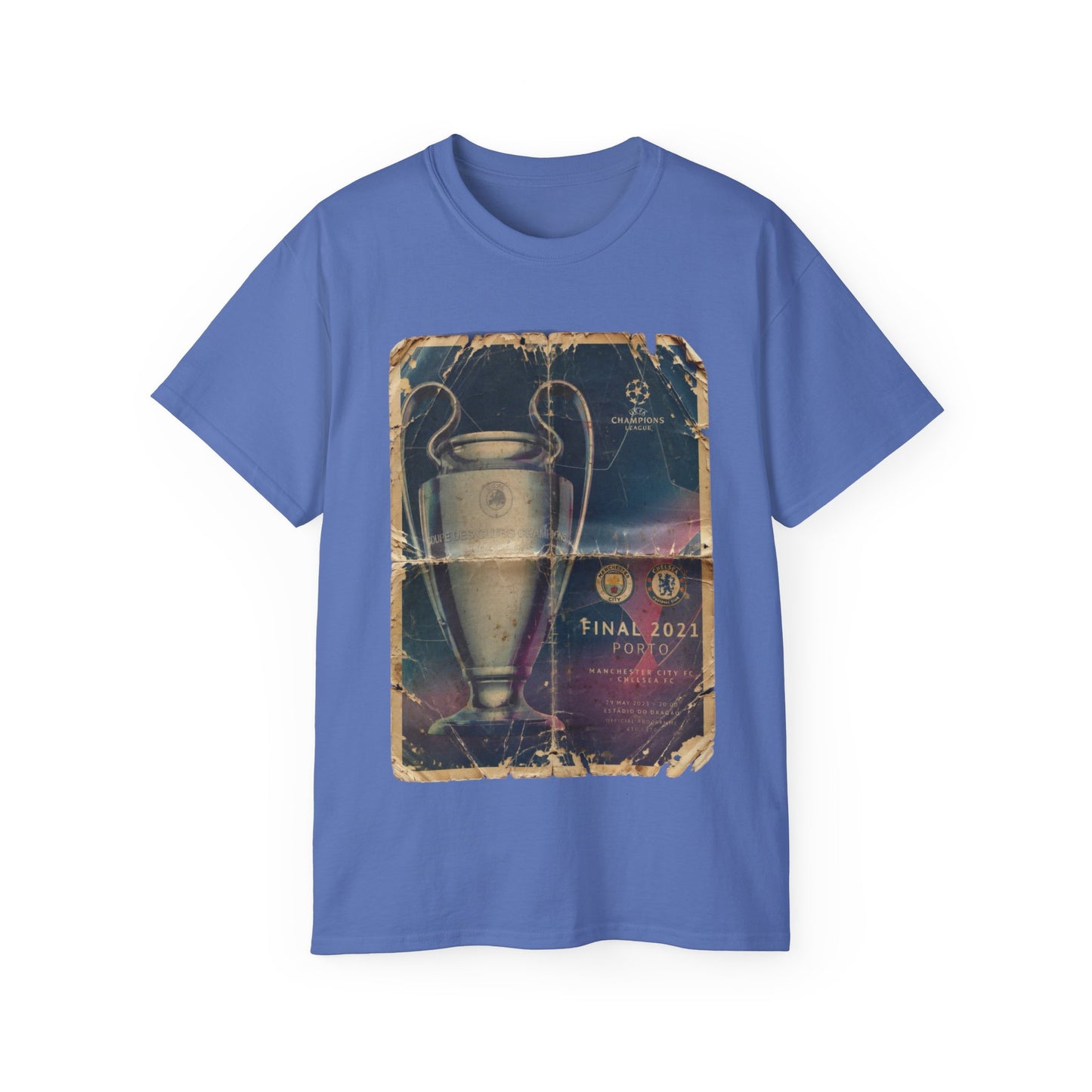 2021 UCL Final Chelsea Manchester City Poster Unisex Ultra Cotton Tee