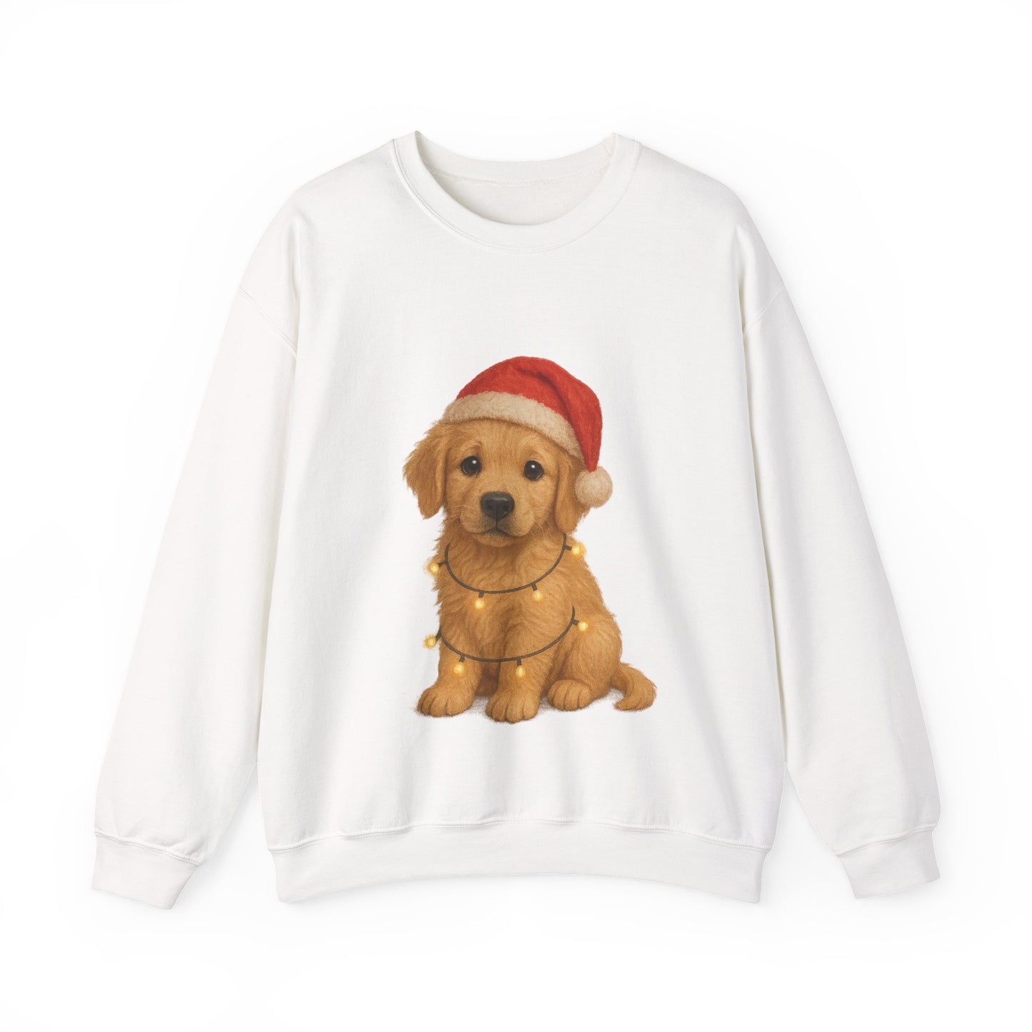 Golden Retriever Puppy Christmas Jumper
