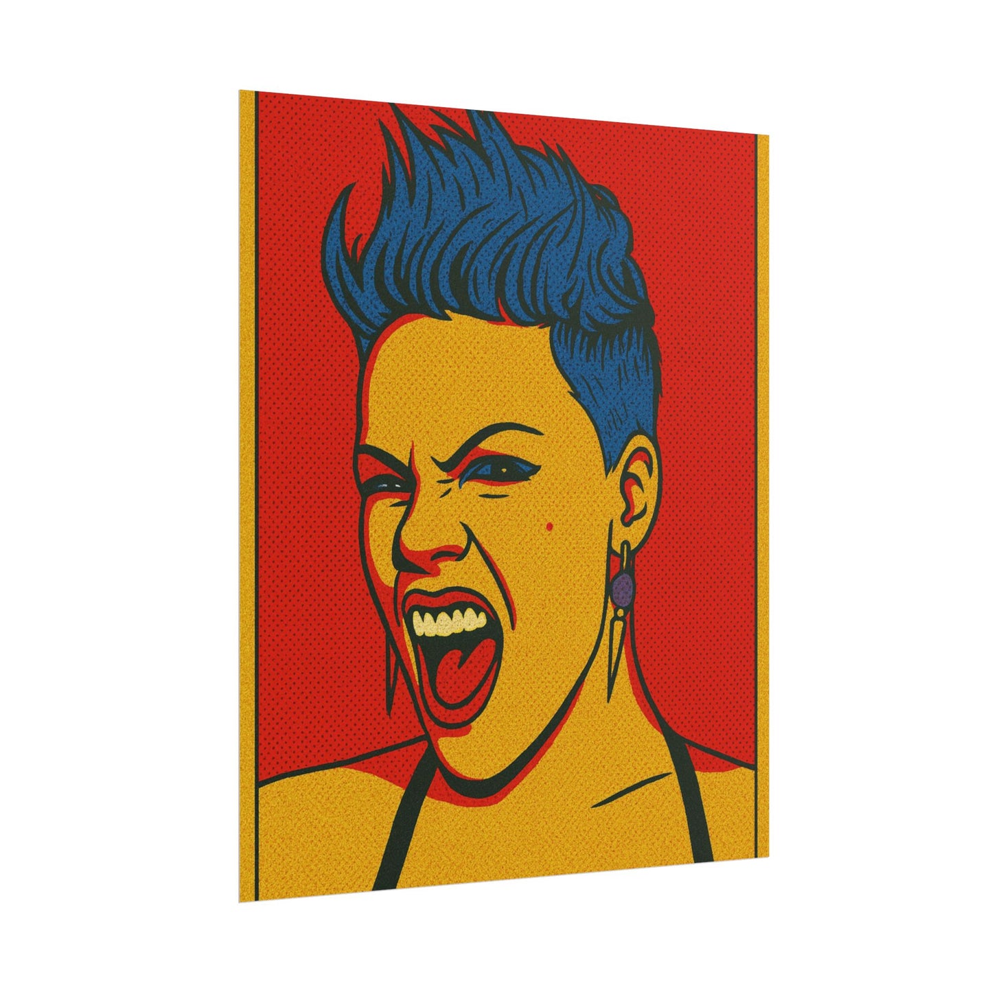 Pink Pop Art Poster