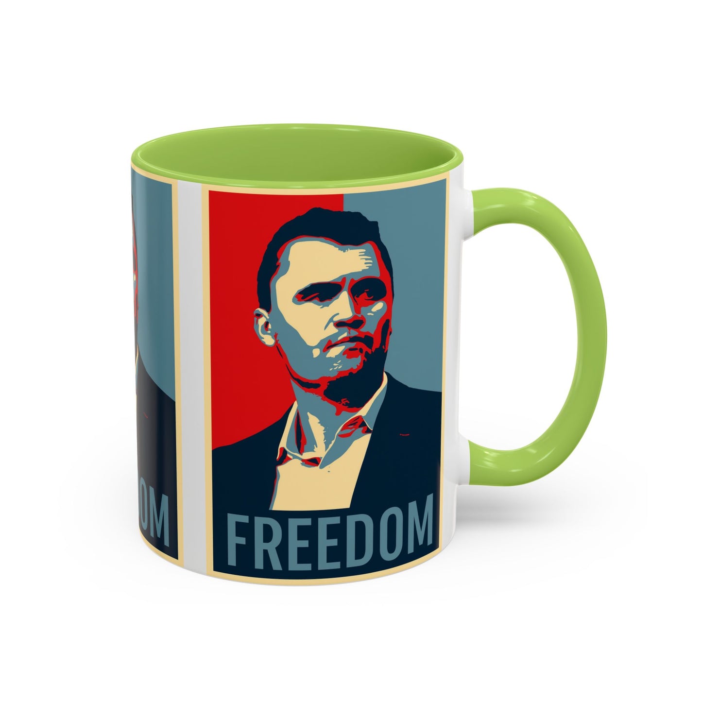 Charlie Kirk Hope Freedom Mug