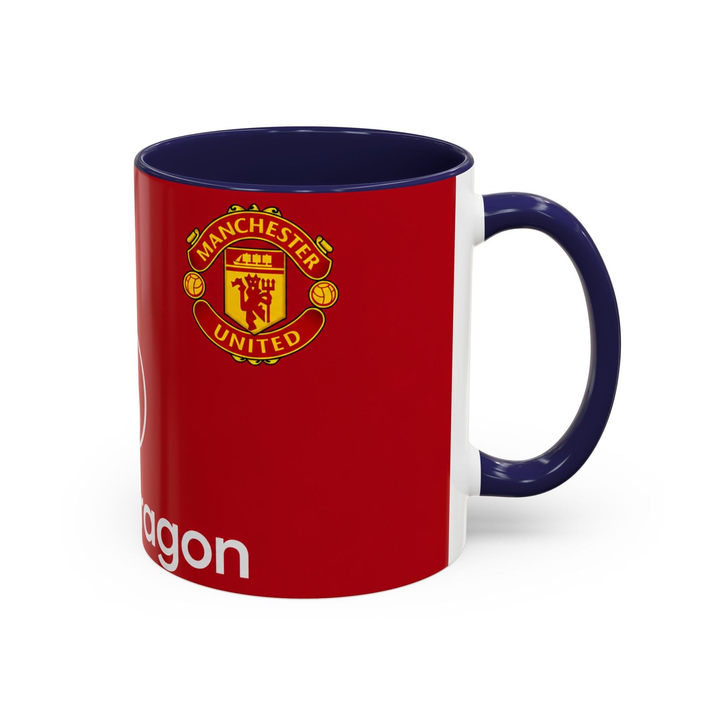 Manchester United Shirt Accent Coffee Mug (11, 15oz)