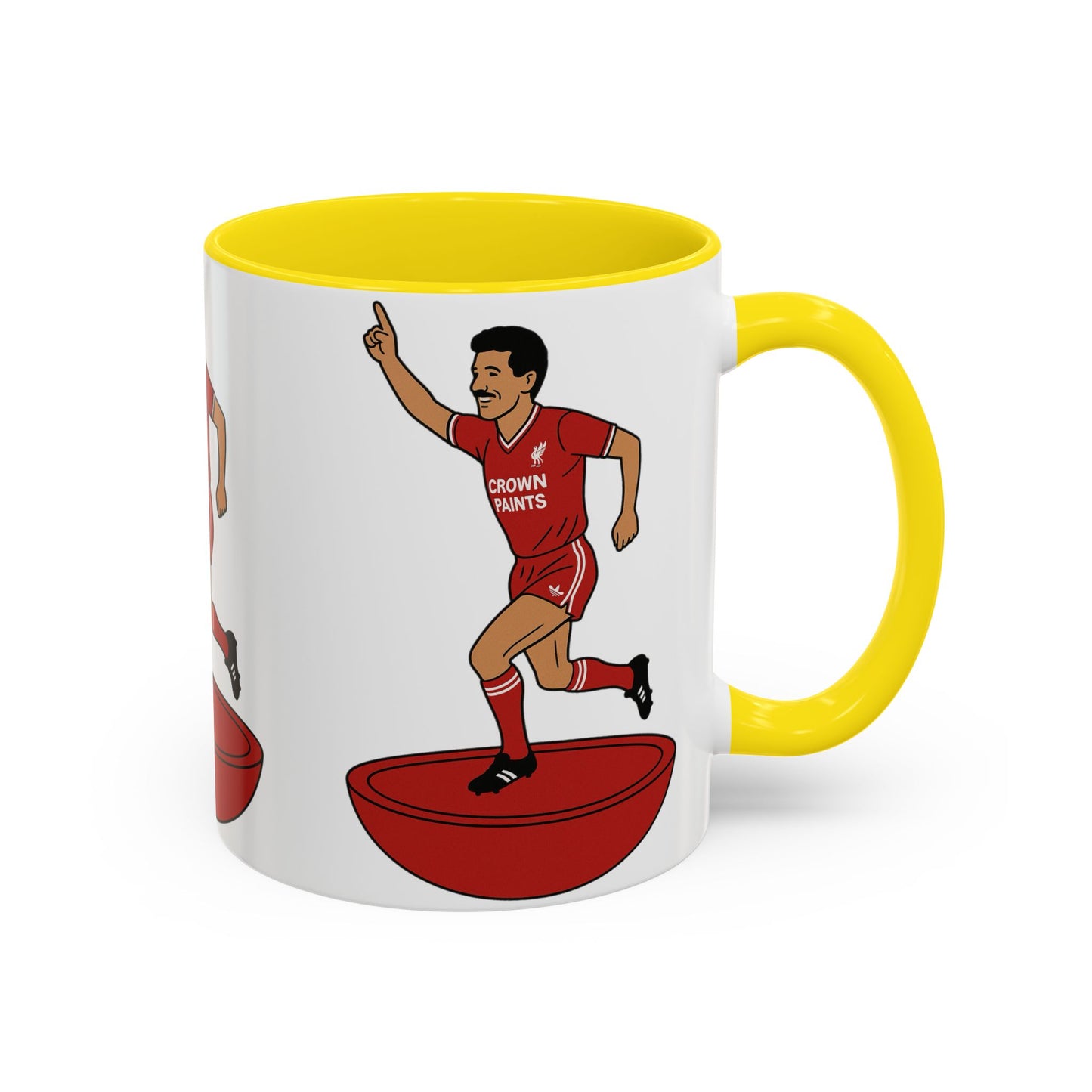 Ian Rush Cartoon Subbuteo Mug - Liverpool