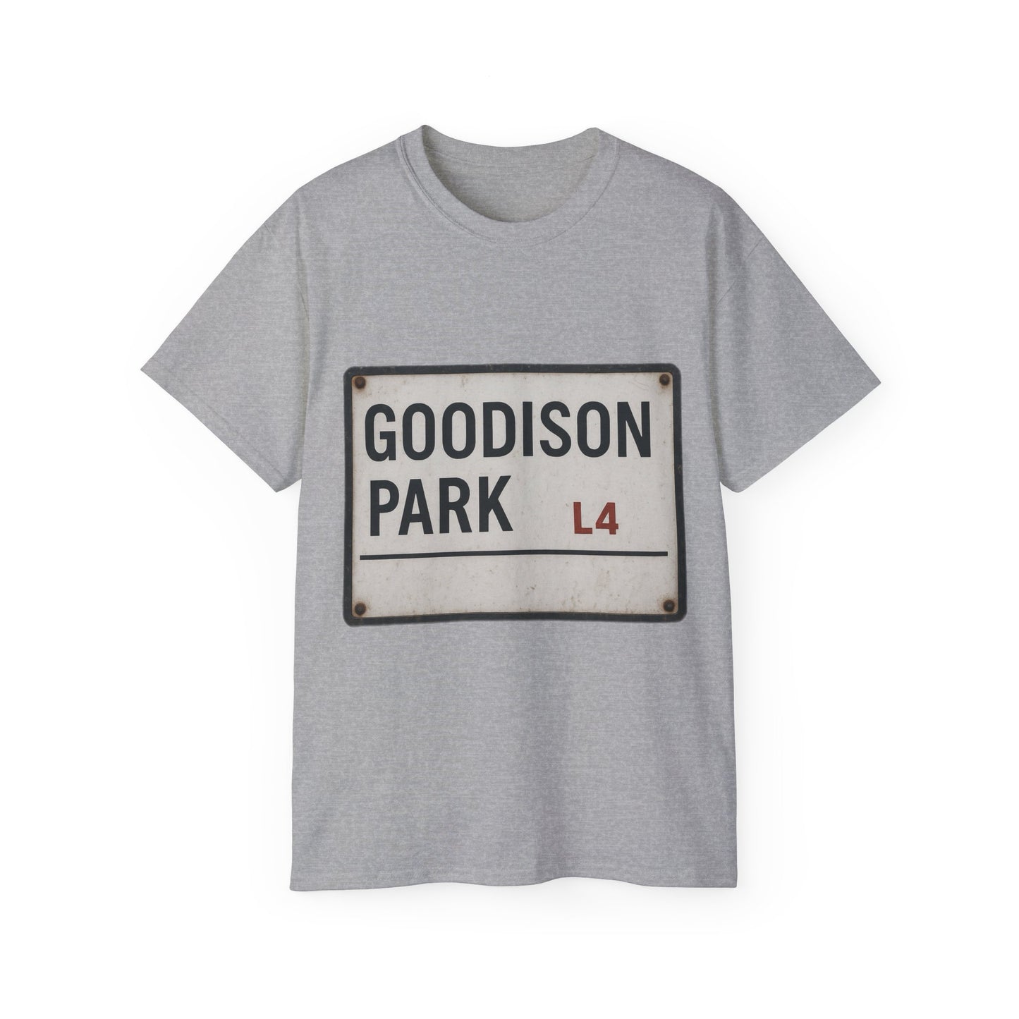 Goodison Park Everton Road Sign T-Shirt