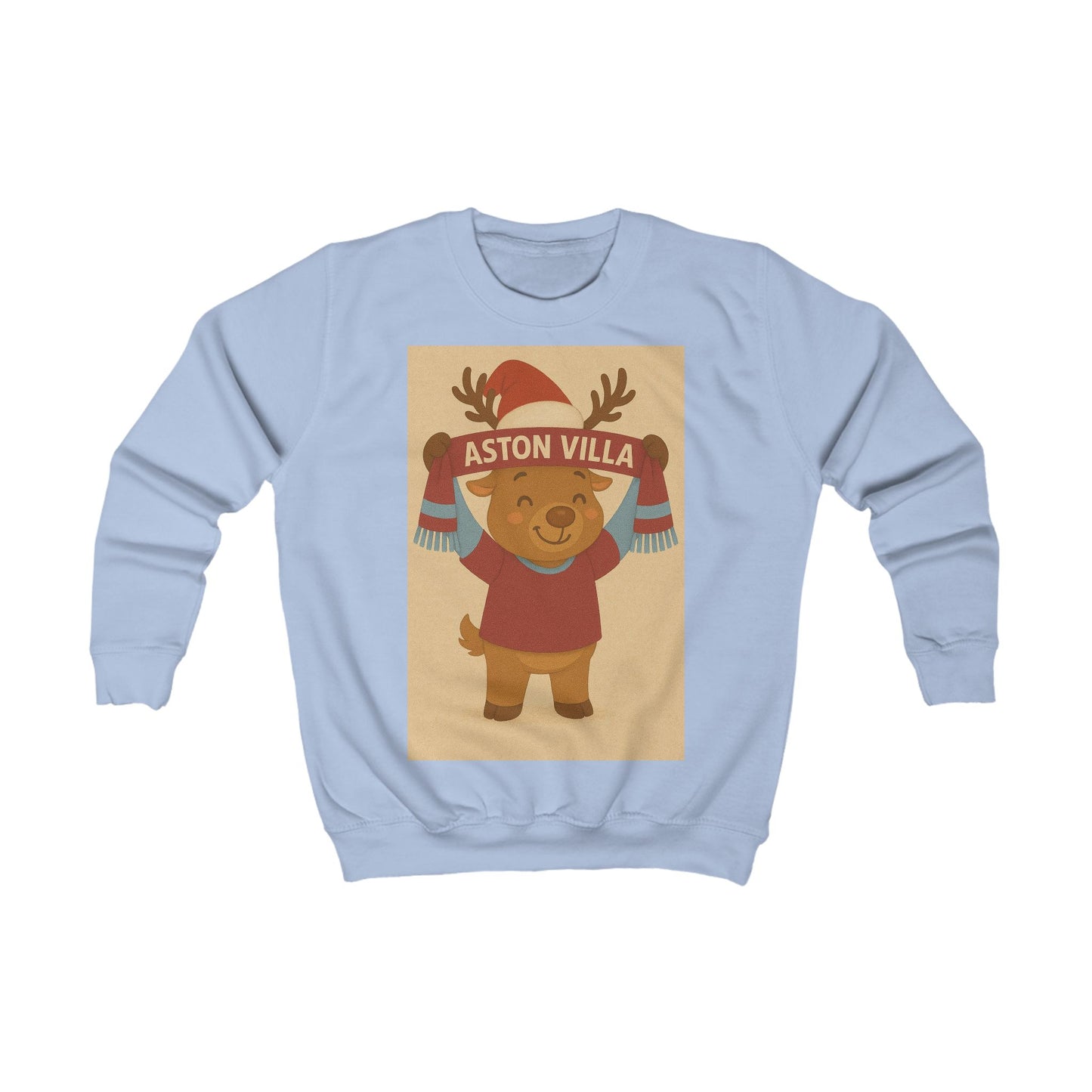 Children’s Aston Villa Reindeer Christmas Jumper