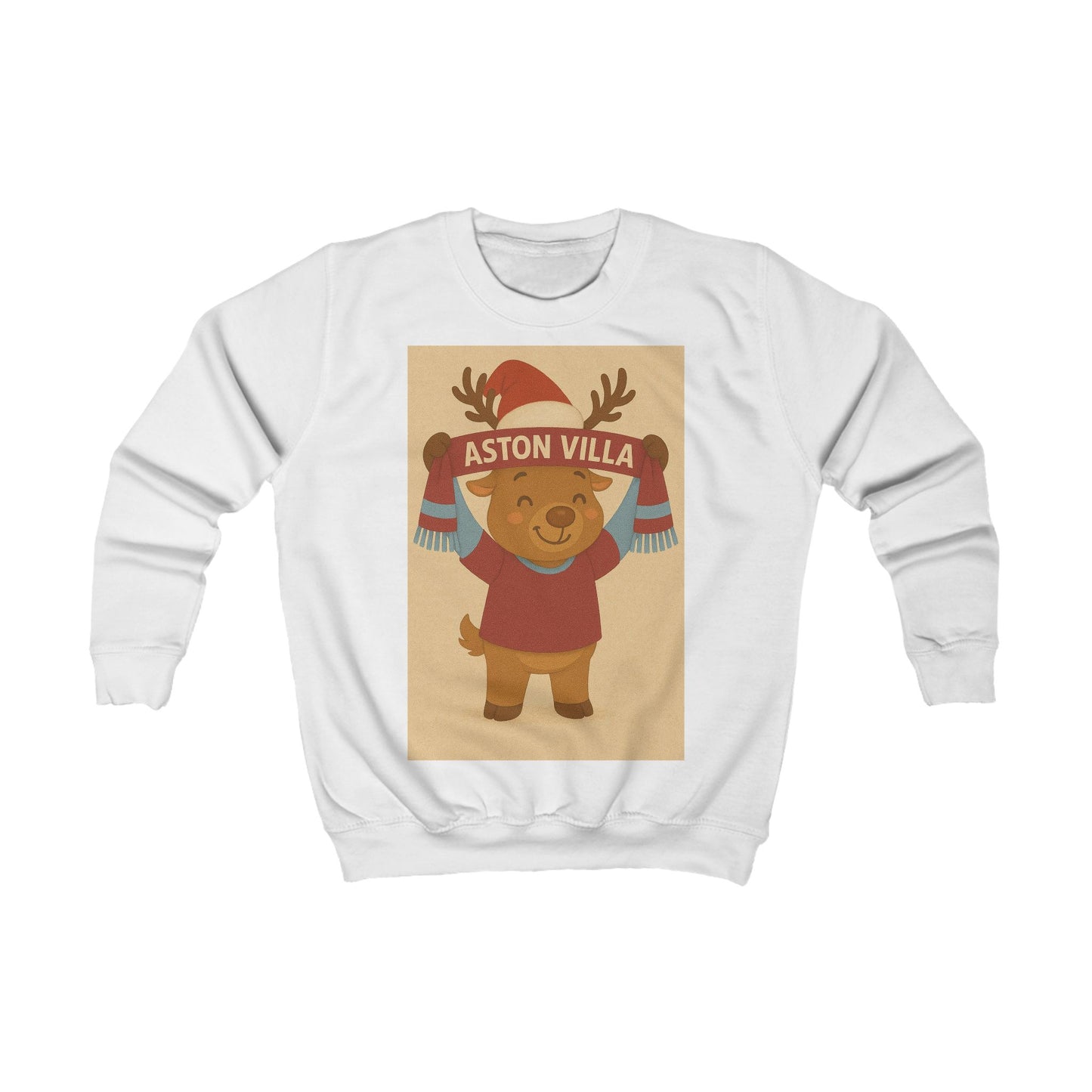 Children’s Aston Villa Reindeer Christmas Jumper