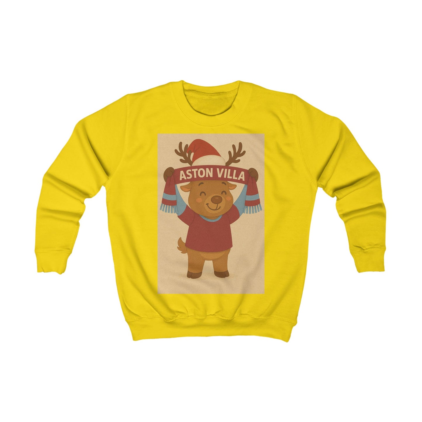 Children’s Aston Villa Reindeer Christmas Jumper