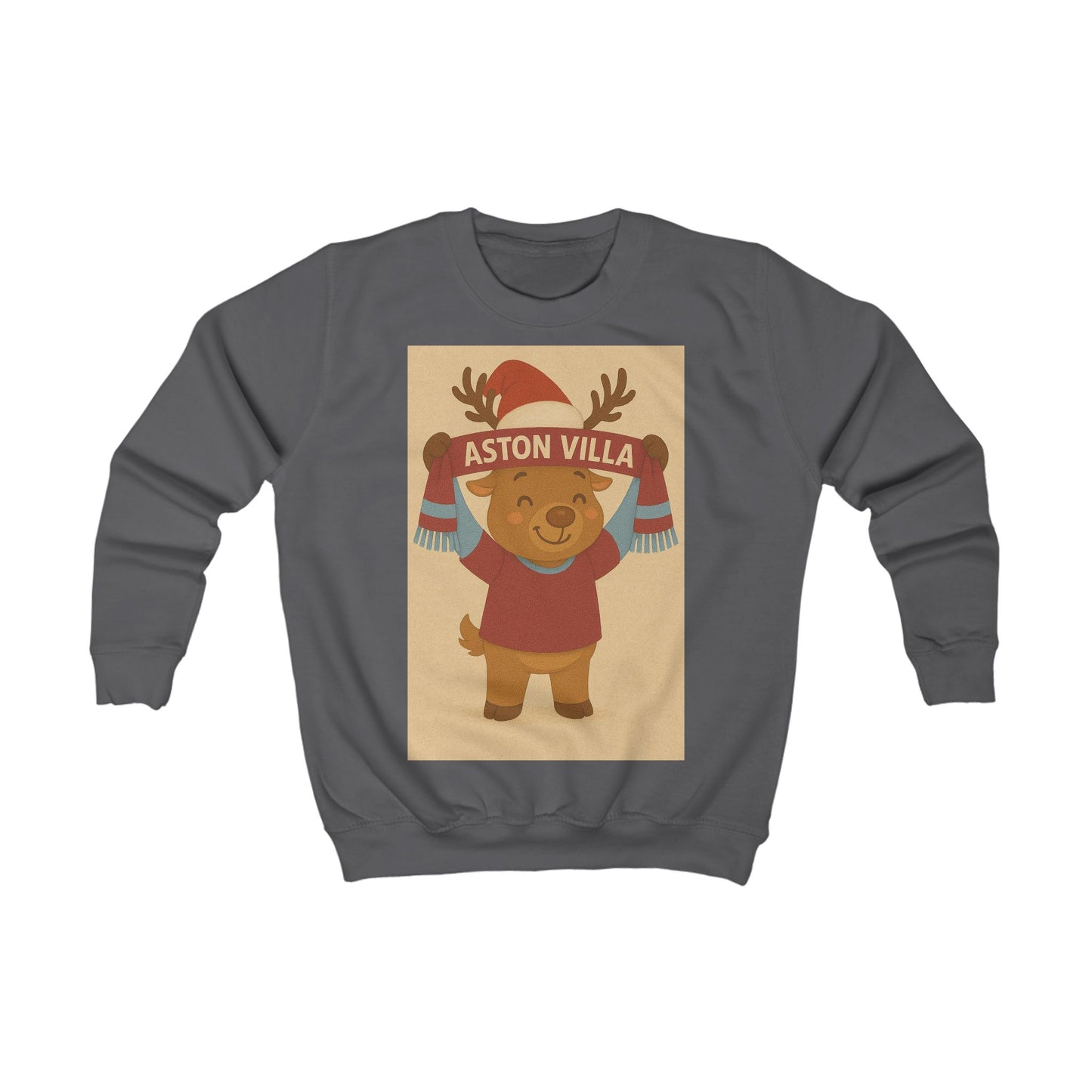 Children’s Aston Villa Reindeer Christmas Jumper