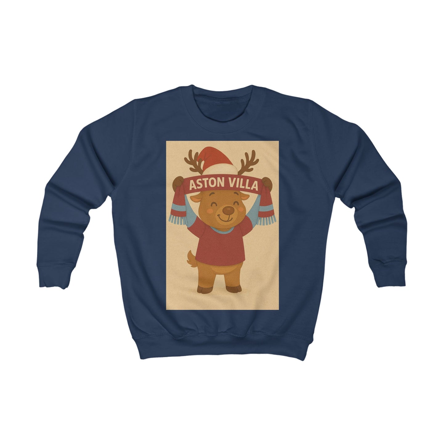 Children’s Aston Villa Reindeer Christmas Jumper