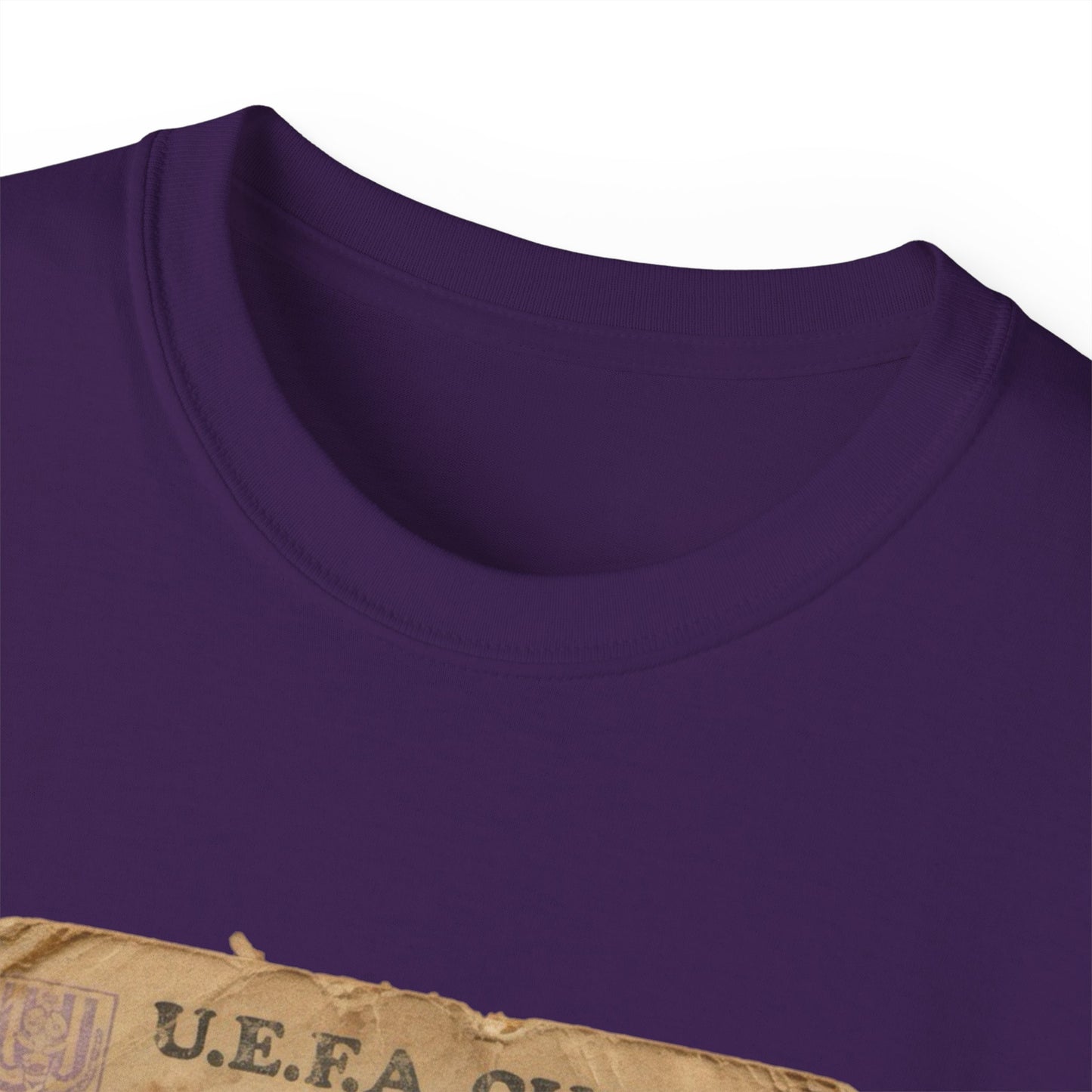1984 UEFA Cup Final Tottenham Hotspur Anderlecht Programme Poster Unisex Ultra Cotton Tee