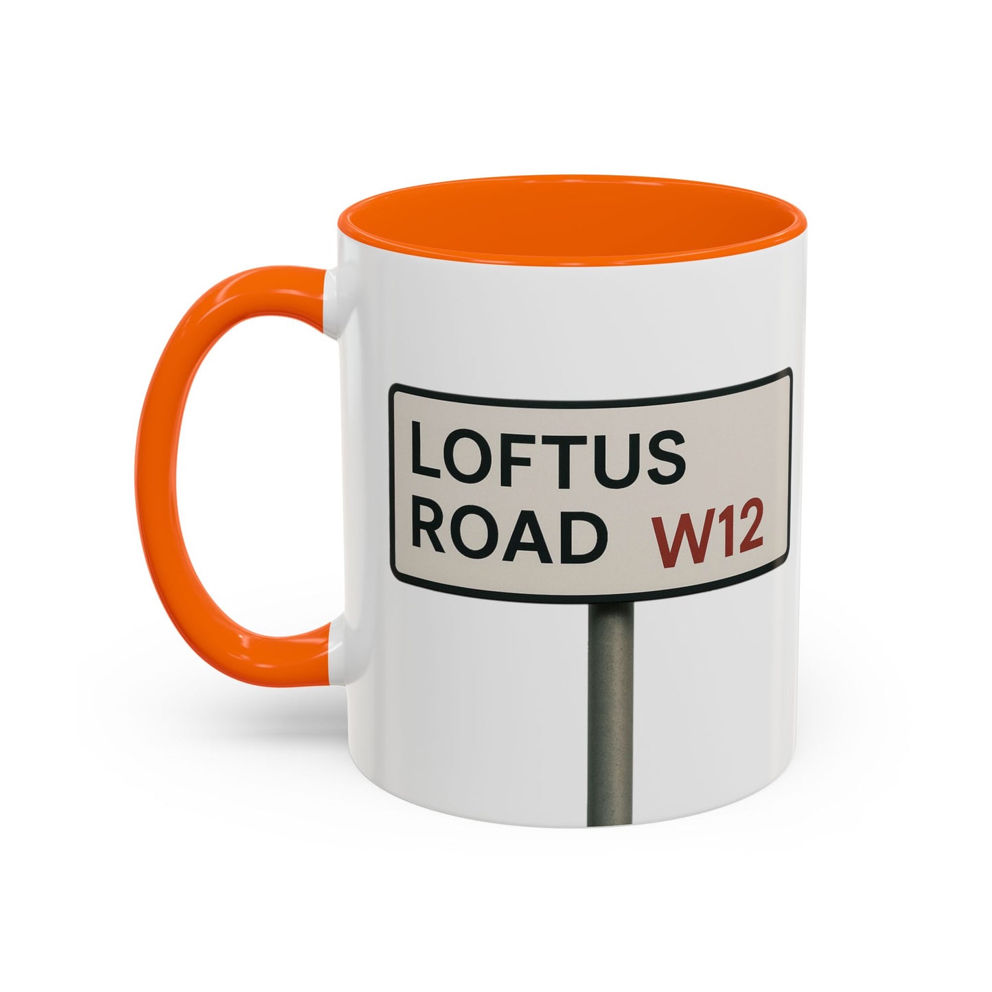 Loftus Road QPR Road Sign Mug