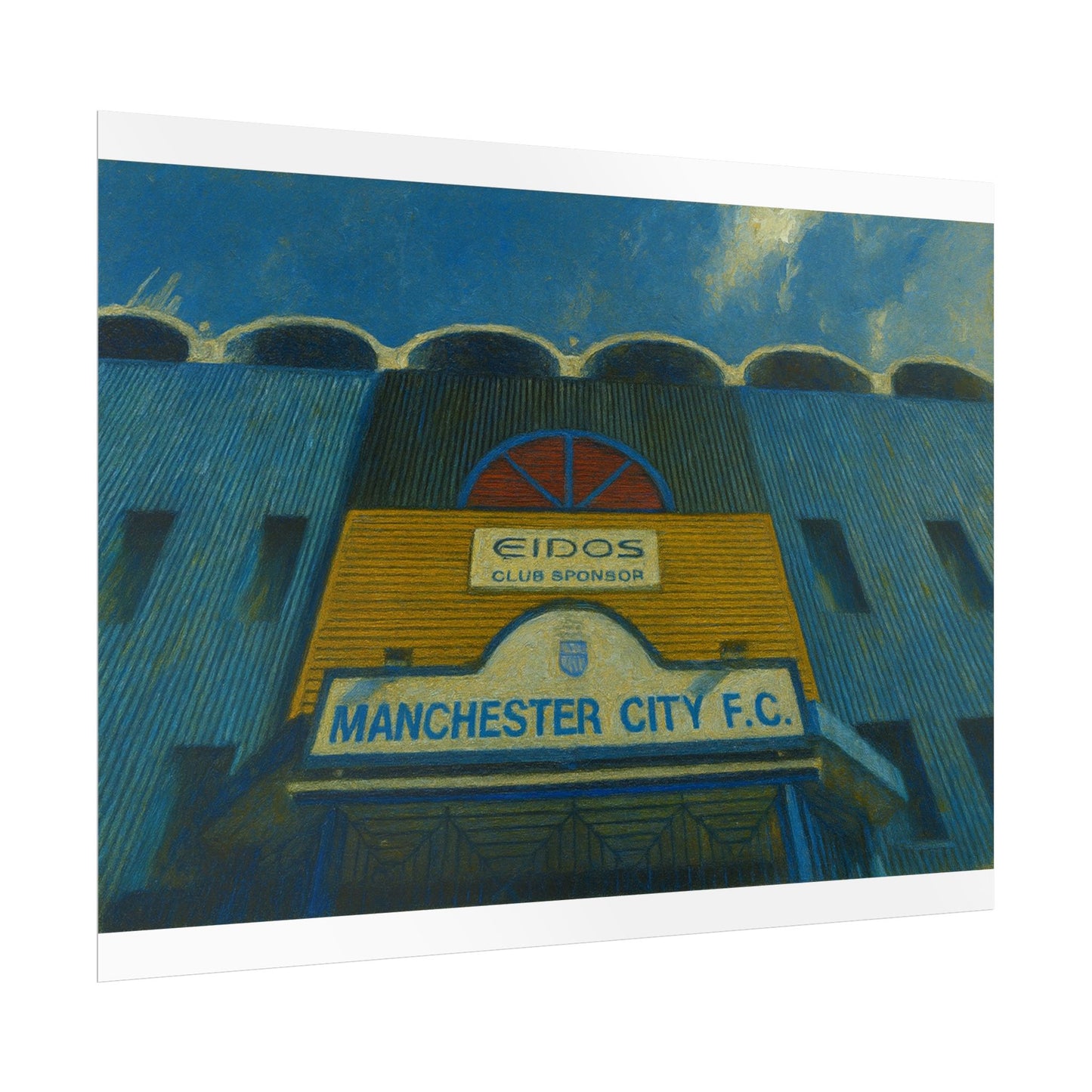 Manchester City F.C. Maine Road Rolled Poster