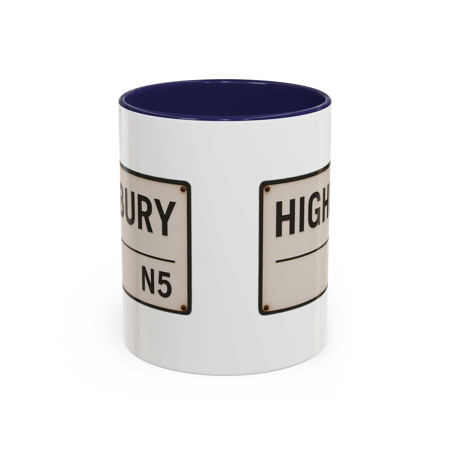Highbury Arsenal Road Sign Mug