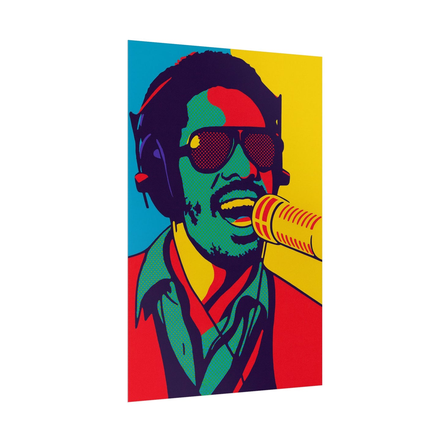 Stevie Wonder Pop Art Poster