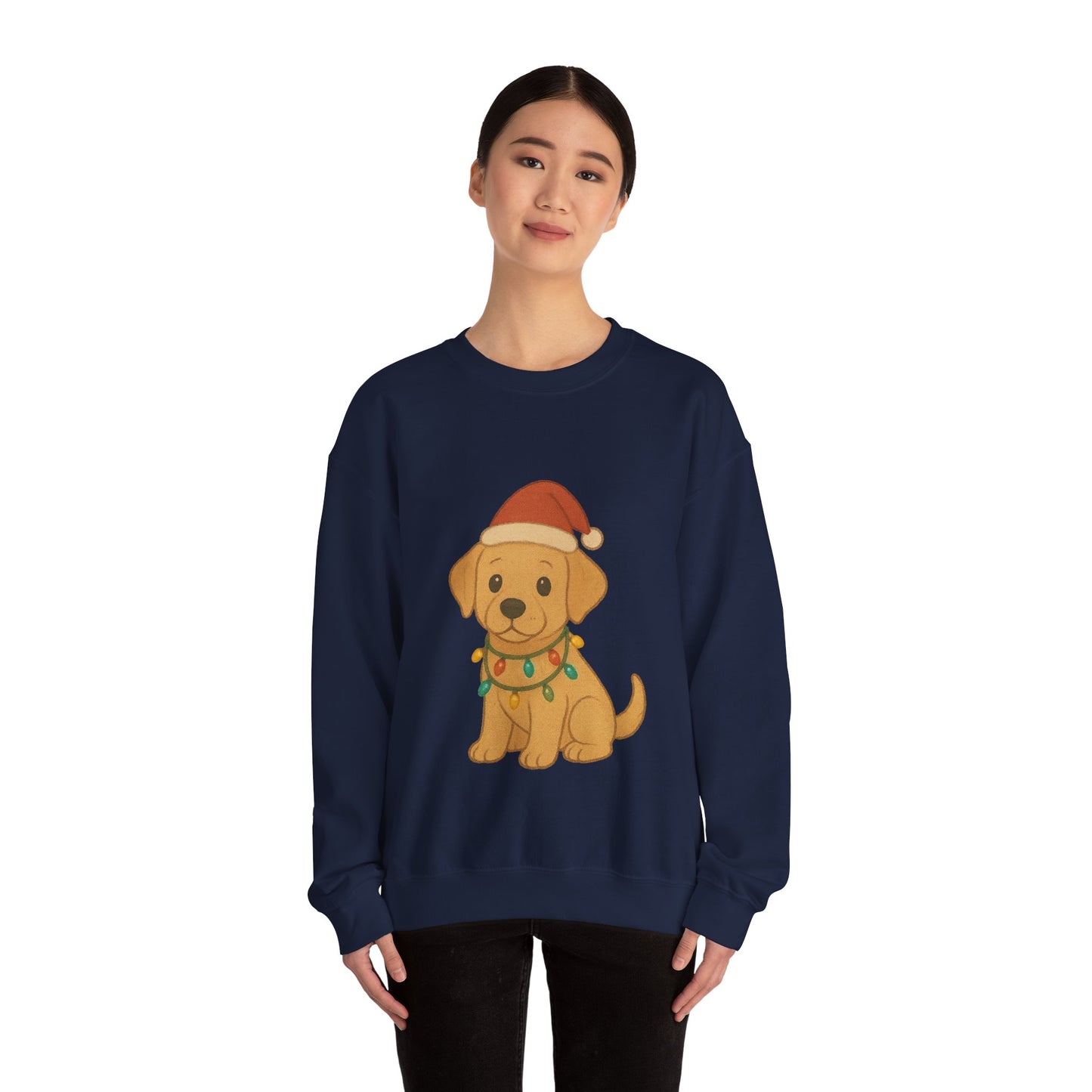 Cute Christmas Labrador Puppy Sweatshirt