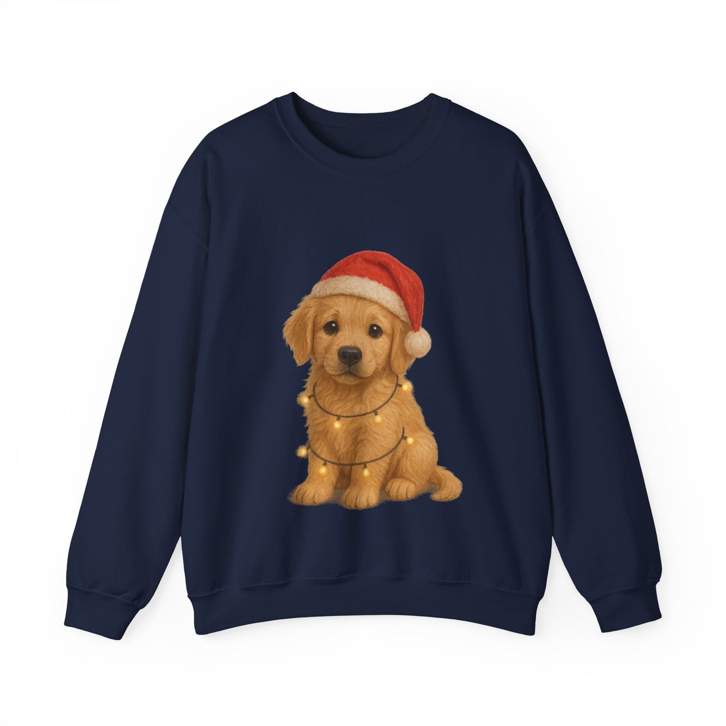 Golden Retriever Puppy Christmas Jumper