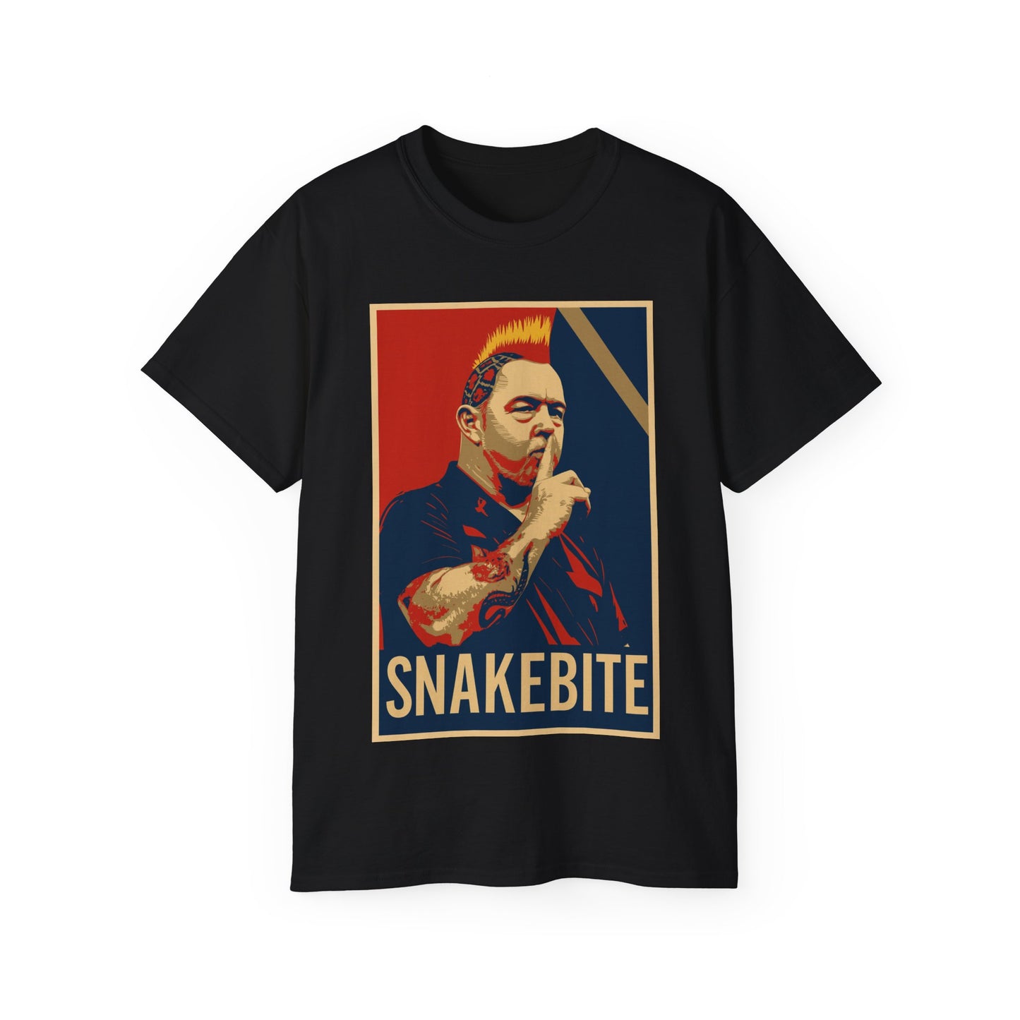 Peter Wright Snakebite Shhh Darts T-Shirt