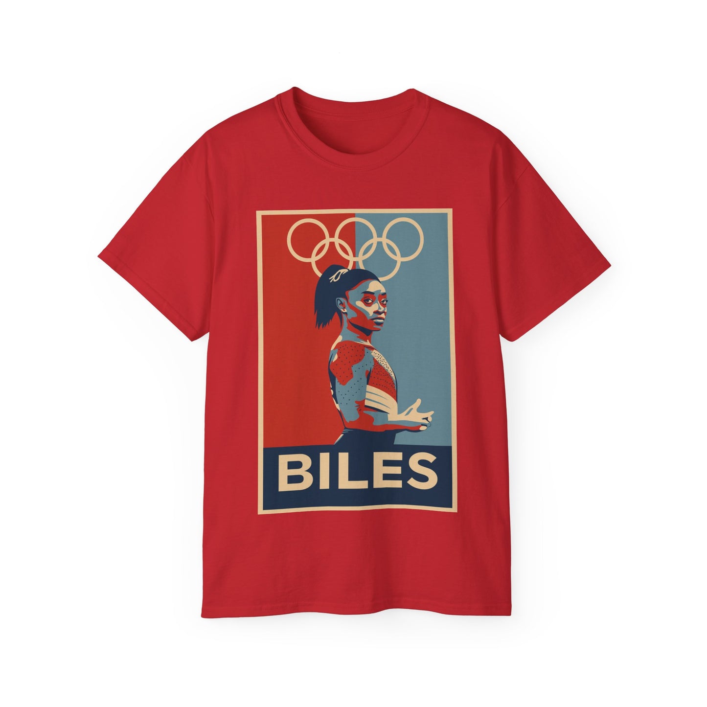 Simone Biles Olympic Rings T-Shirt