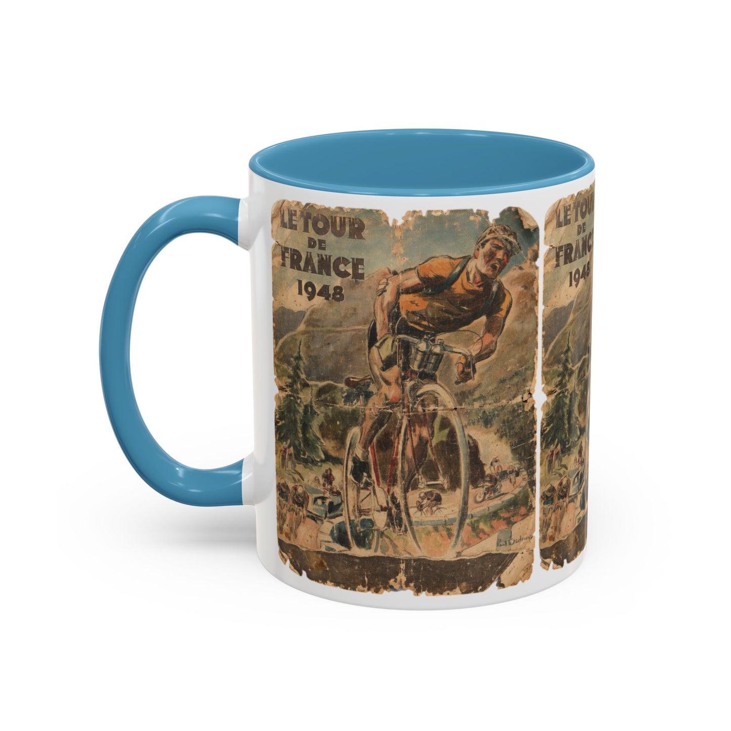 Tour De France 1948 Poster Coffee Mug (11, 15oz)