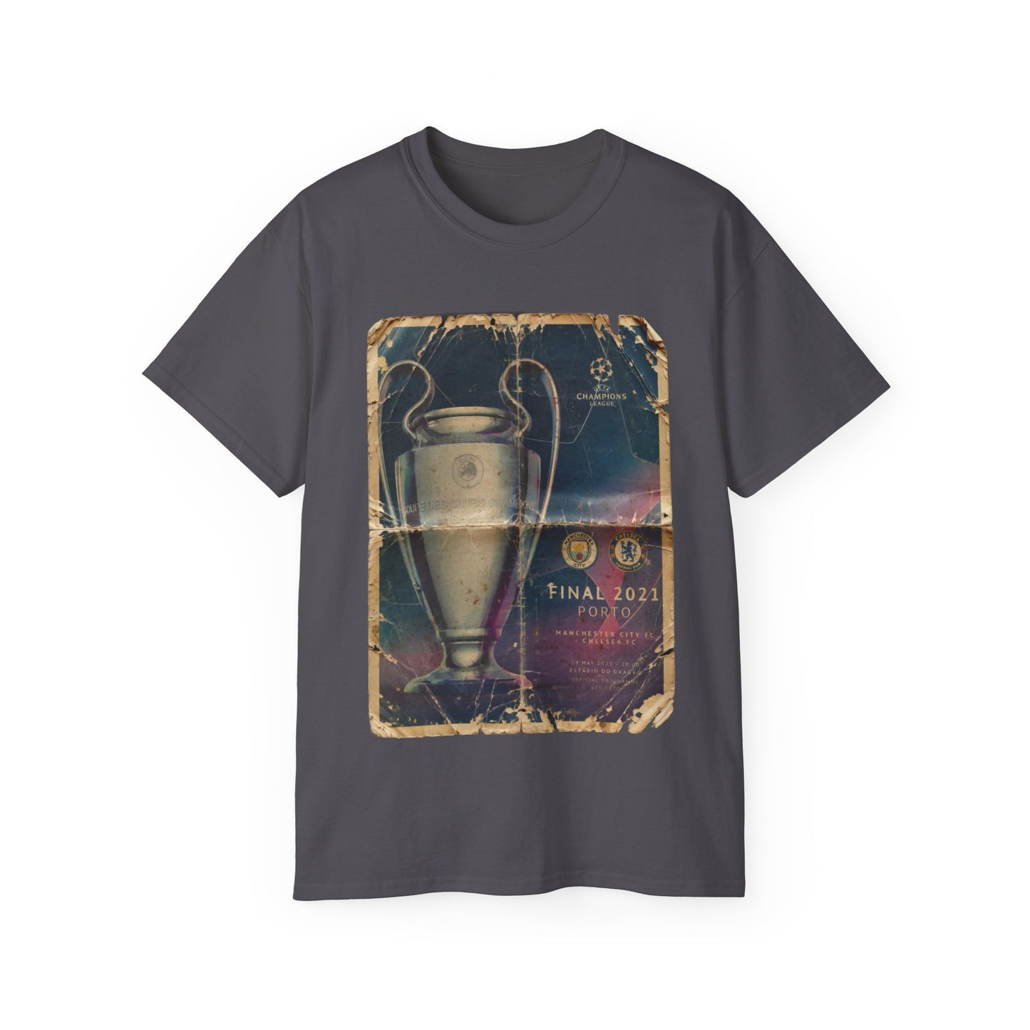 2021 UCL Final Chelsea Manchester City Poster Unisex Ultra Cotton Tee