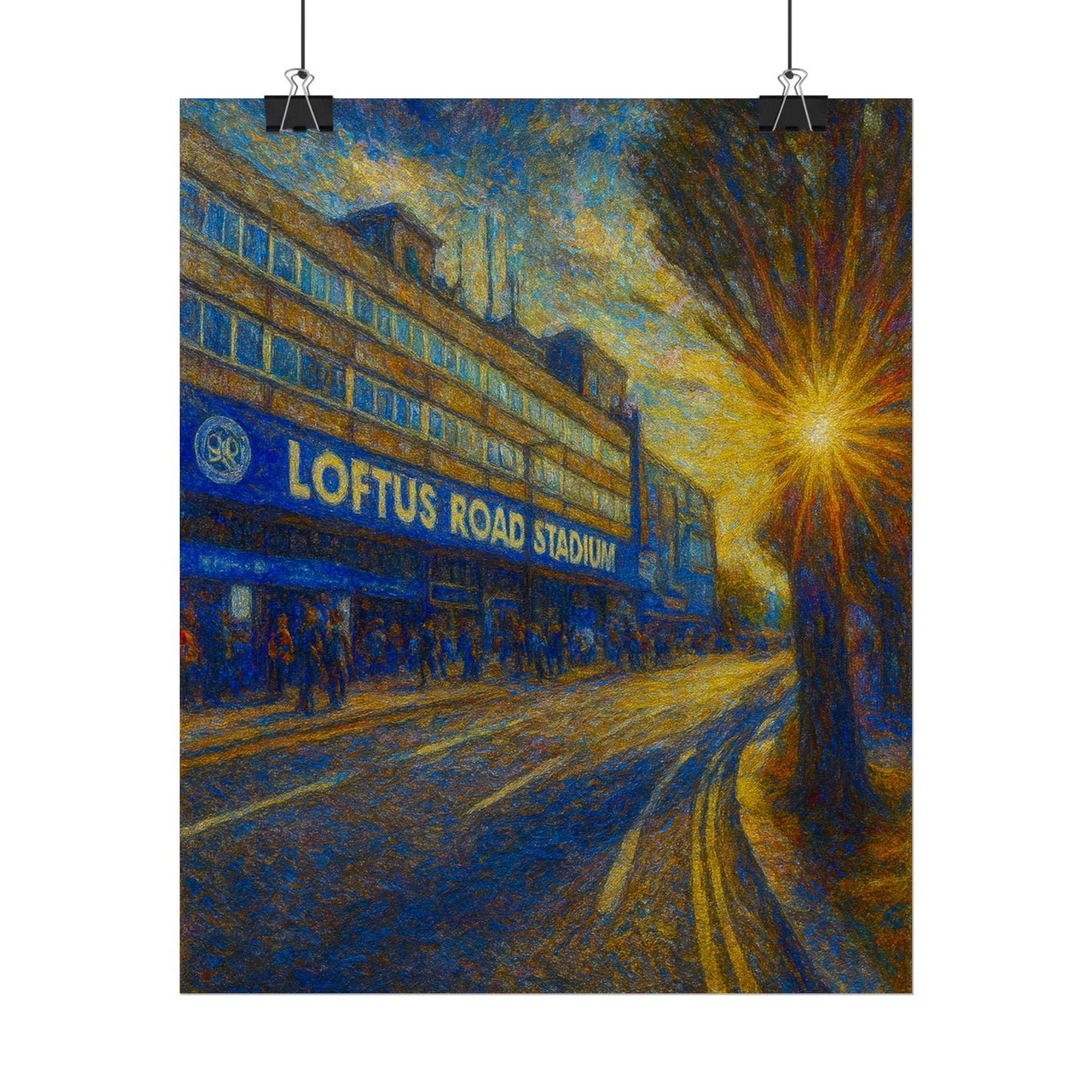 Queens Park Rangers Loftus Road Stadium Rolled Poster