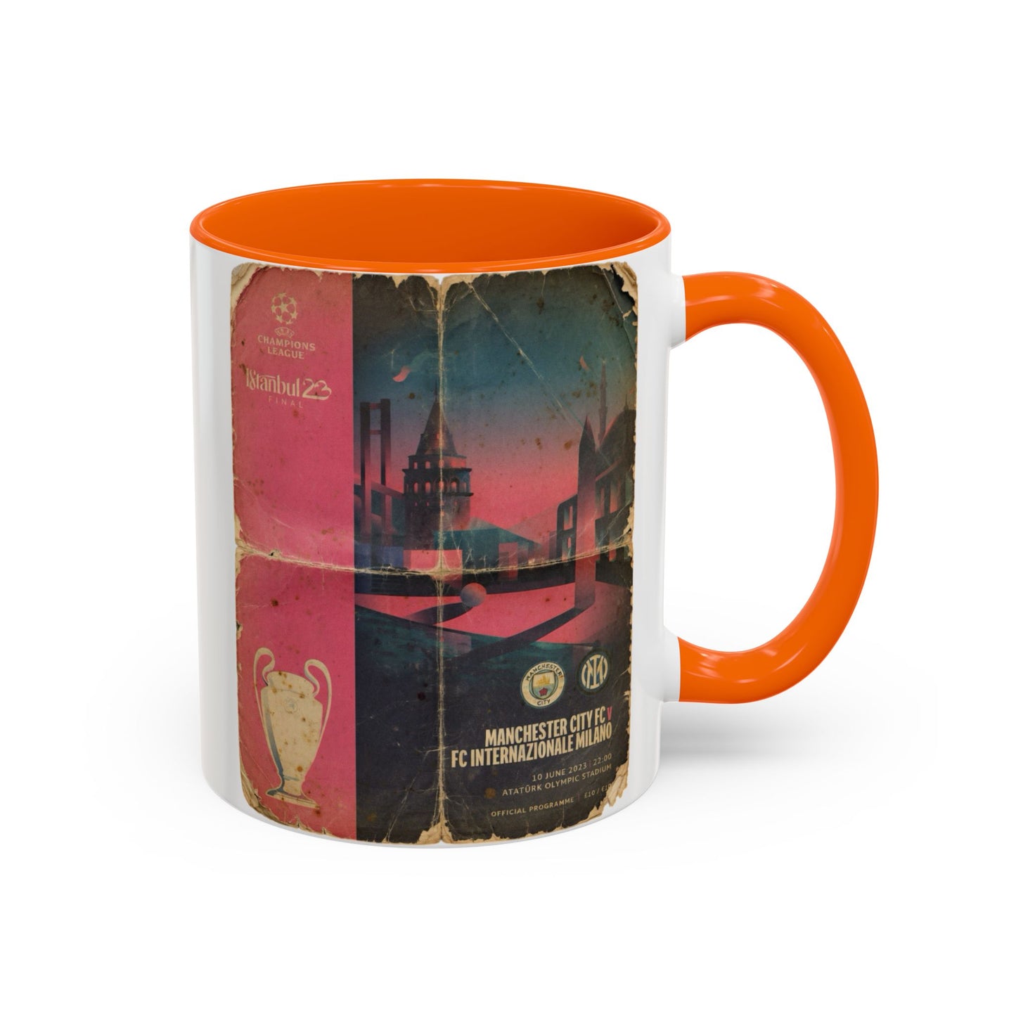 2023 UCL European Cup Final Poster Accent Coffee Mug (11, 15oz)