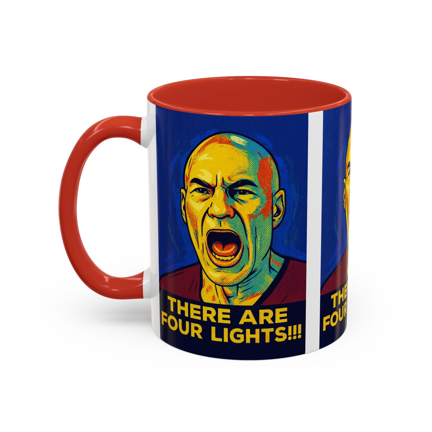 Star Trek Captain Picard Four Lights Mug