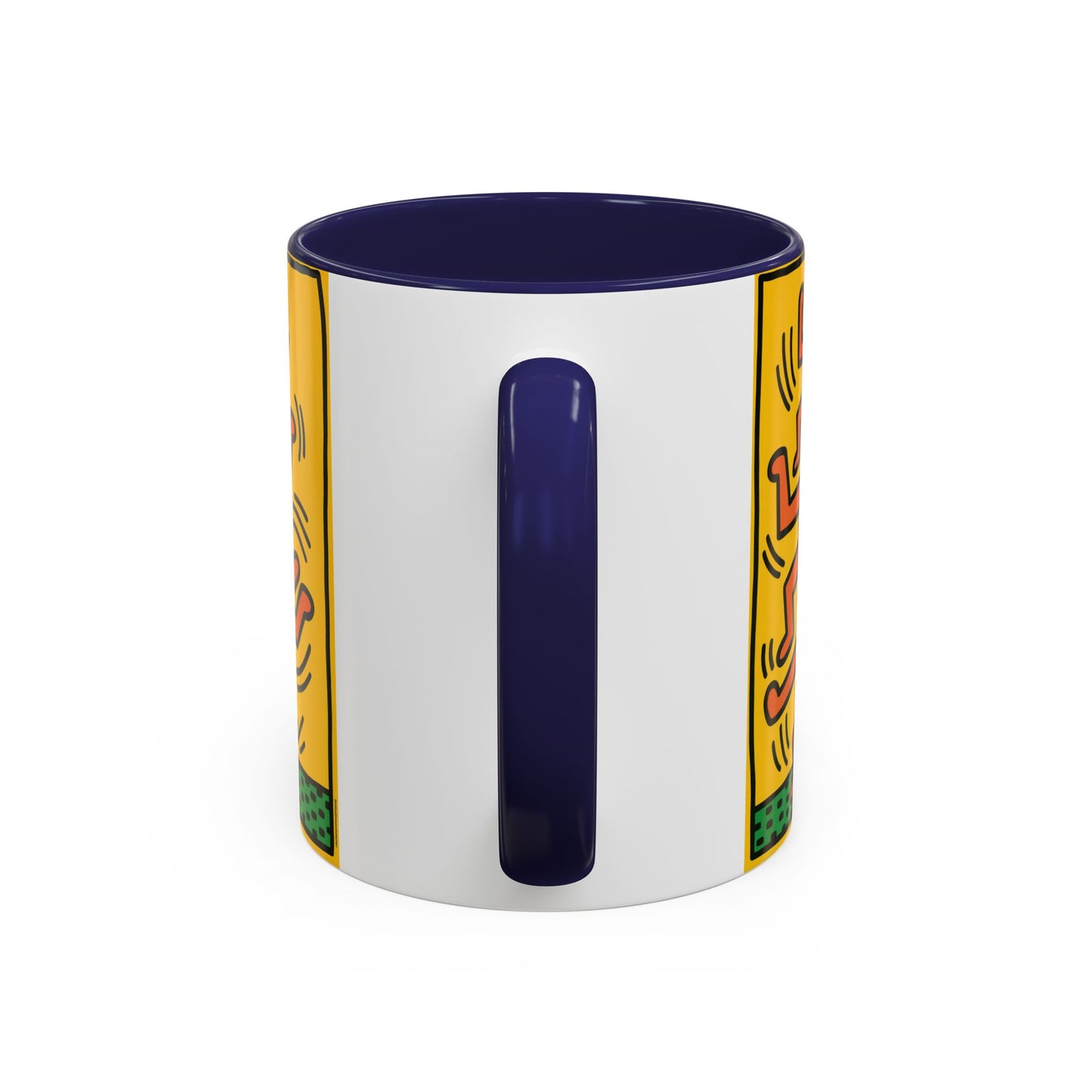 Keith Haring Plate No. 1 (from the Growing suite) Orange Mug