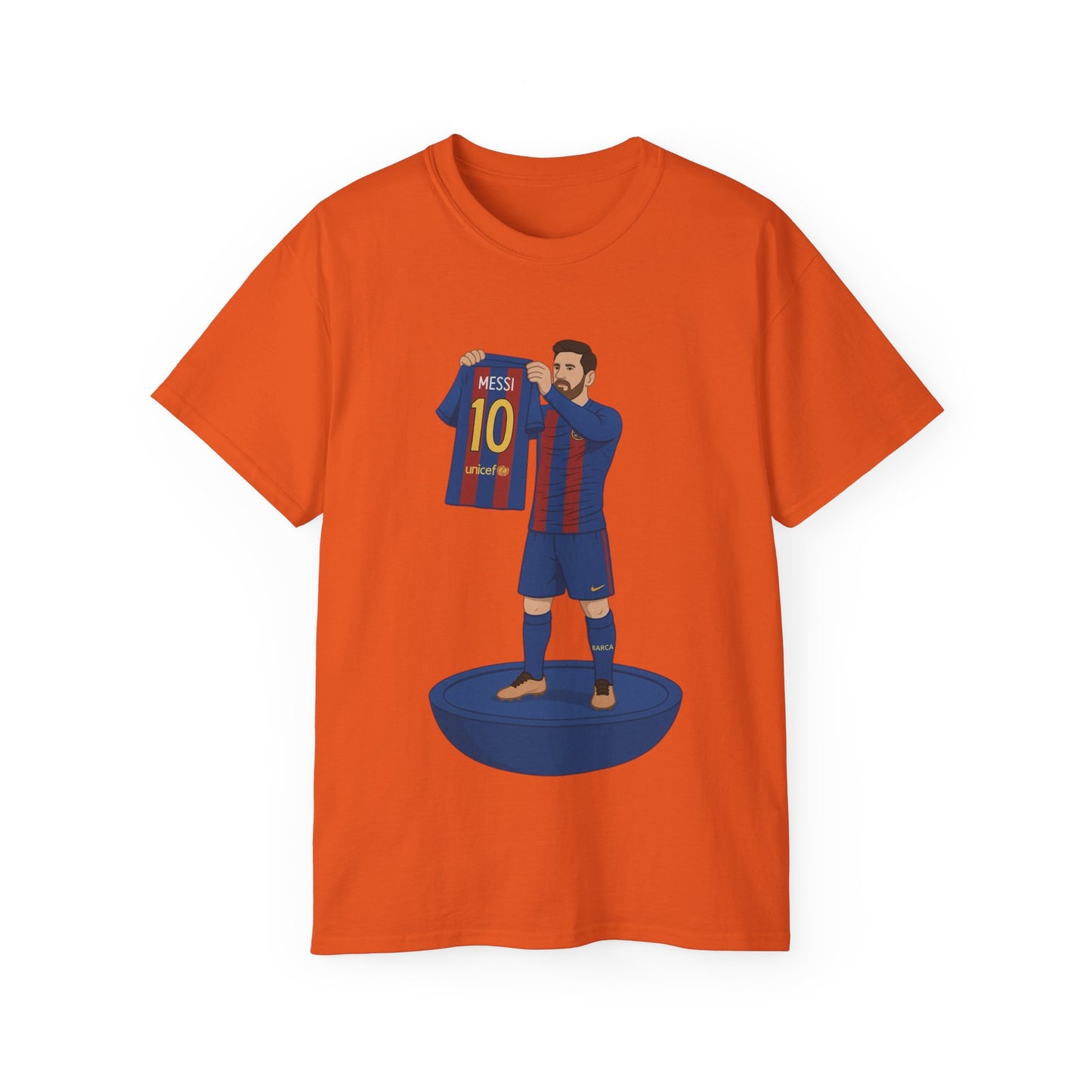 Lionel Messi Cartoon Subbuteo T-Shirt - Barcelona