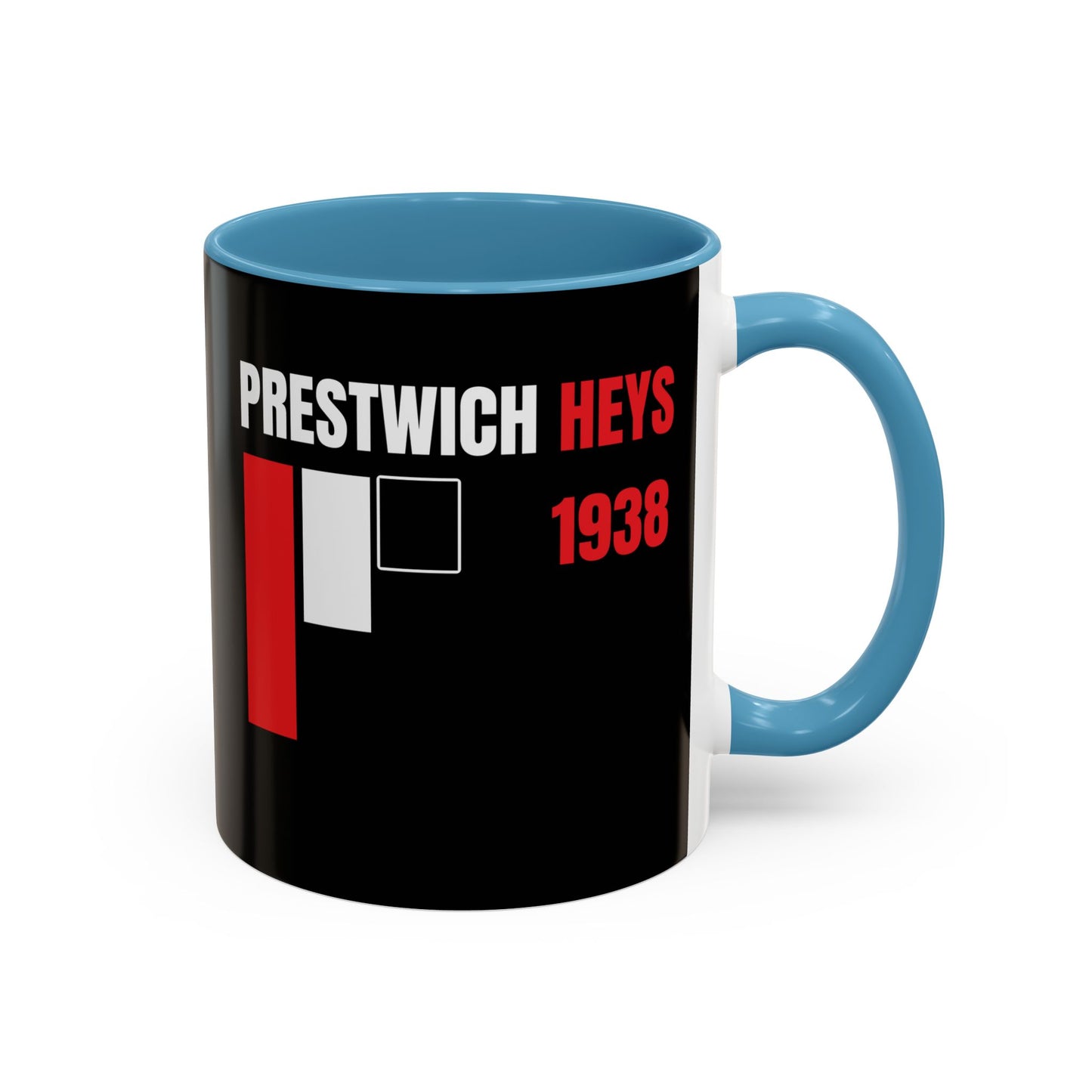 Prestwich Heys Stripes Accent Coffee Mug (11, 15oz)