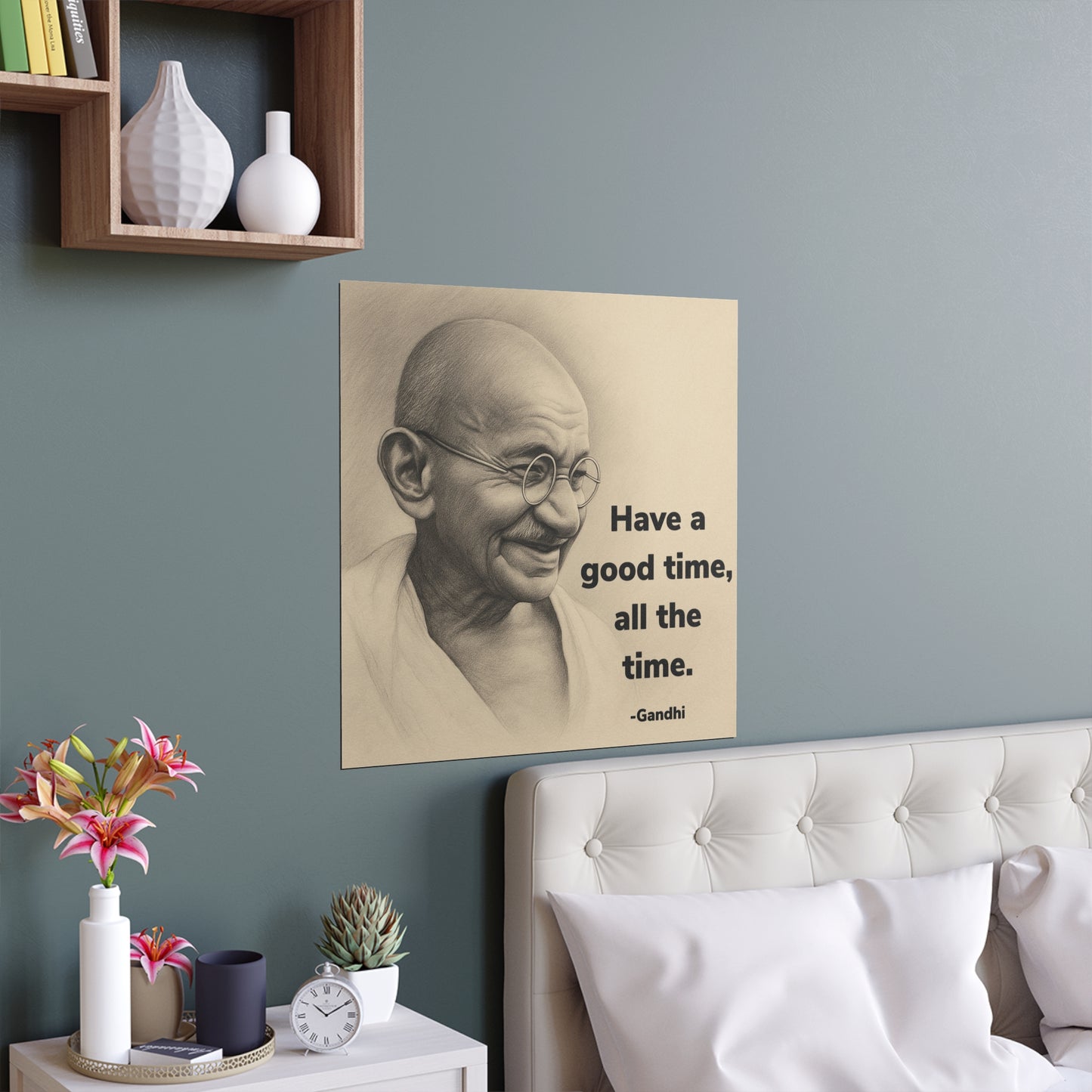 Gandhi Quote Wall Art Poster