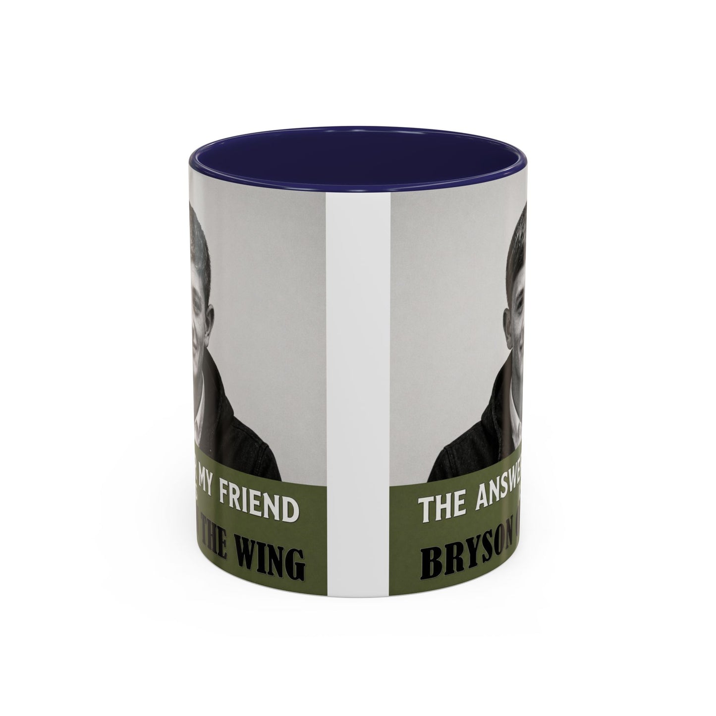 Bryson Appleton The Answer My Friend - Prestwich Heys Accent Coffee Mug (11, 15oz)