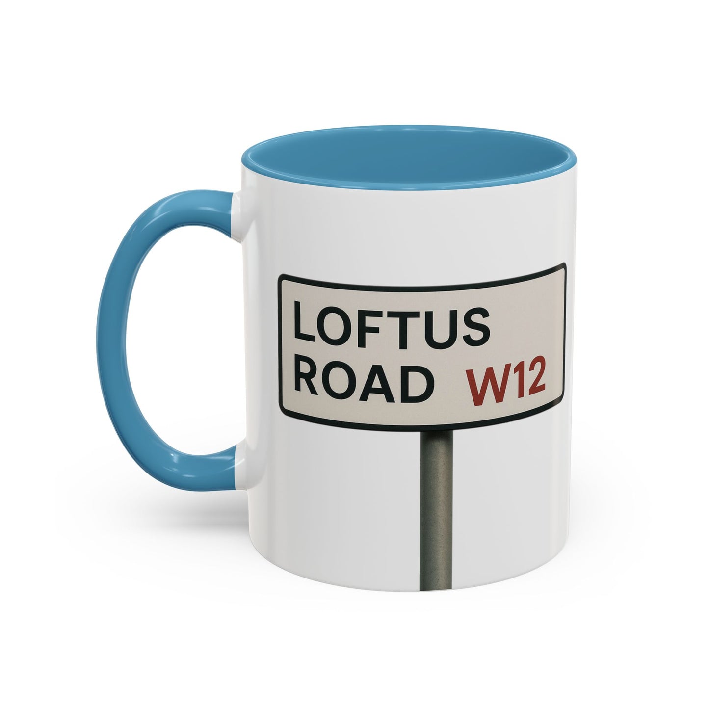 Loftus Road QPR Road Sign Mug