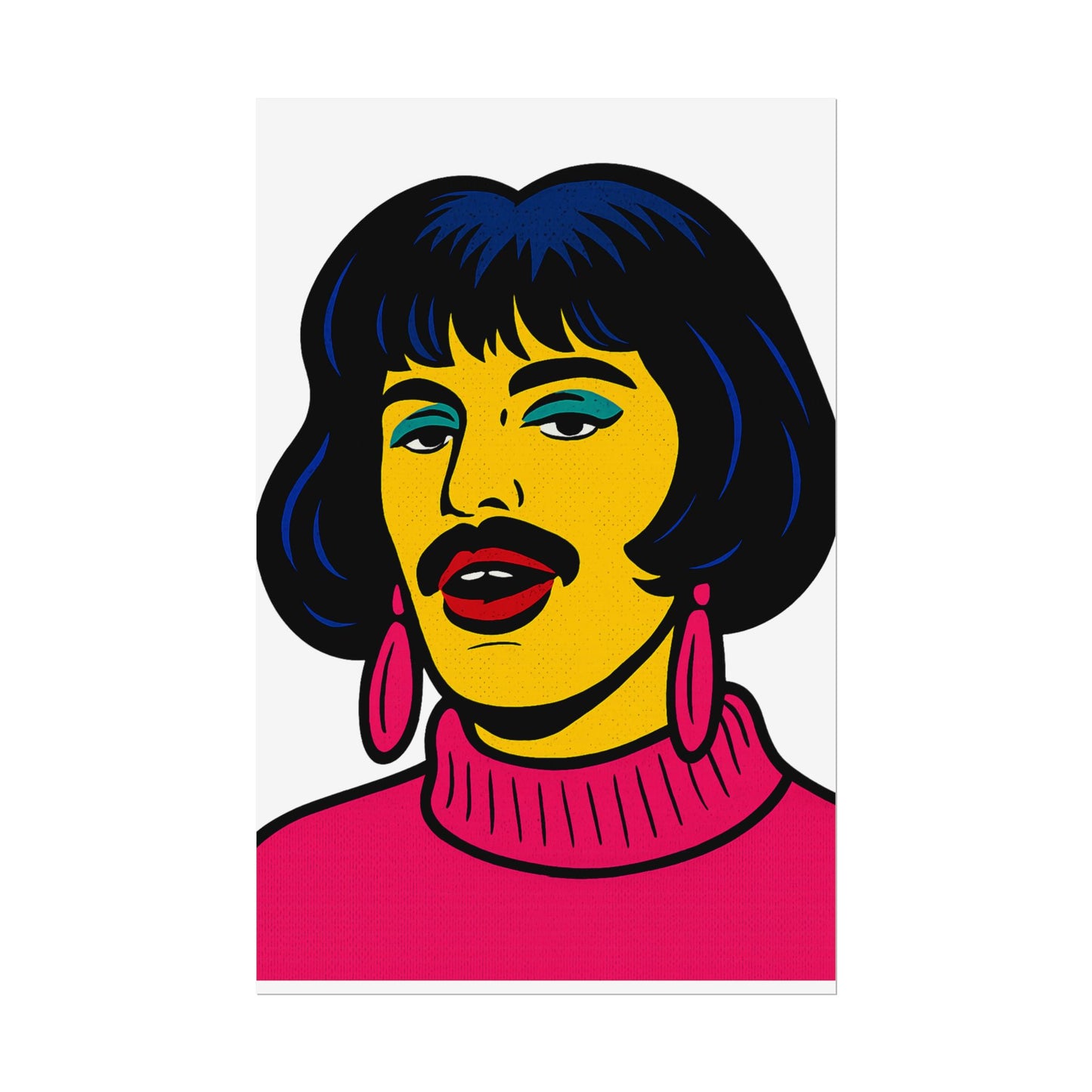 Mercury Pop Art I Want To Break Free Poster