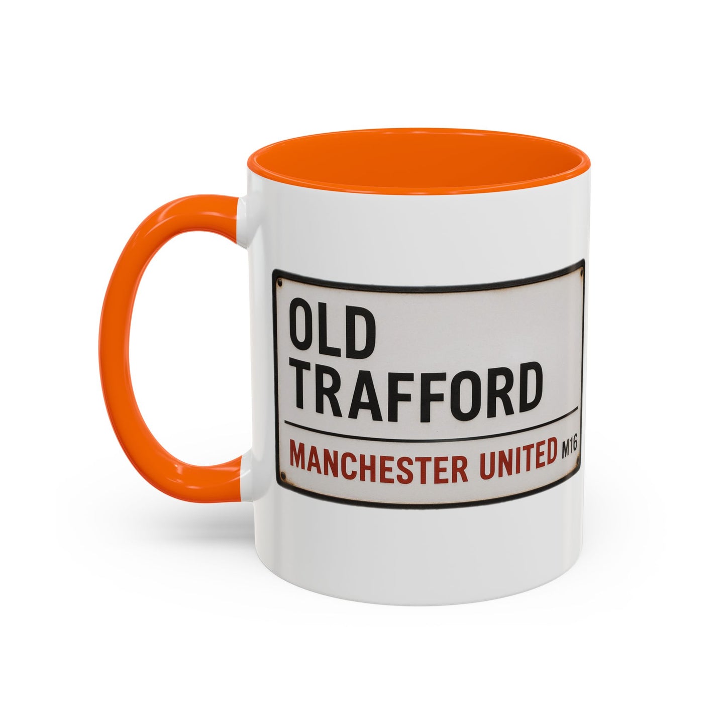 Manchester United Old Trafford Road Sign Mug
