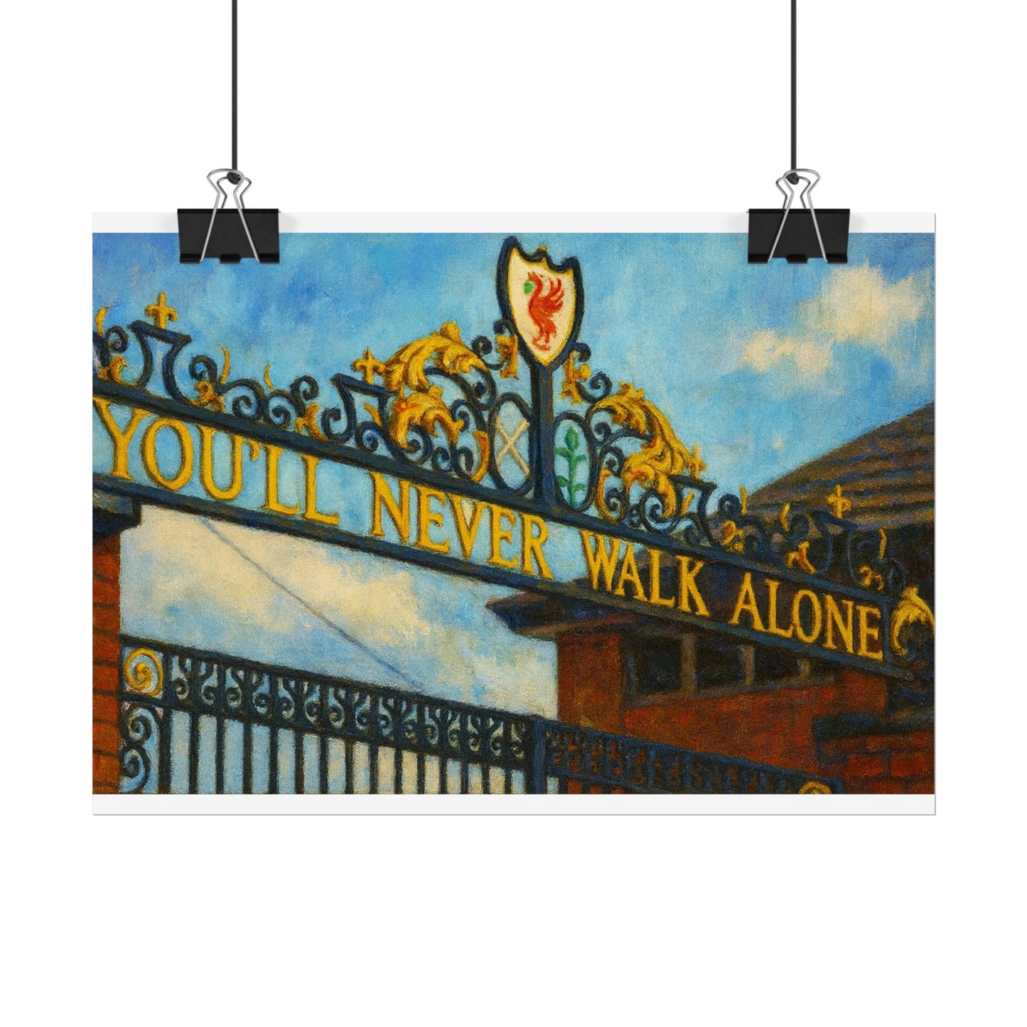 Liverpool FC Shankly Gates Art Poster