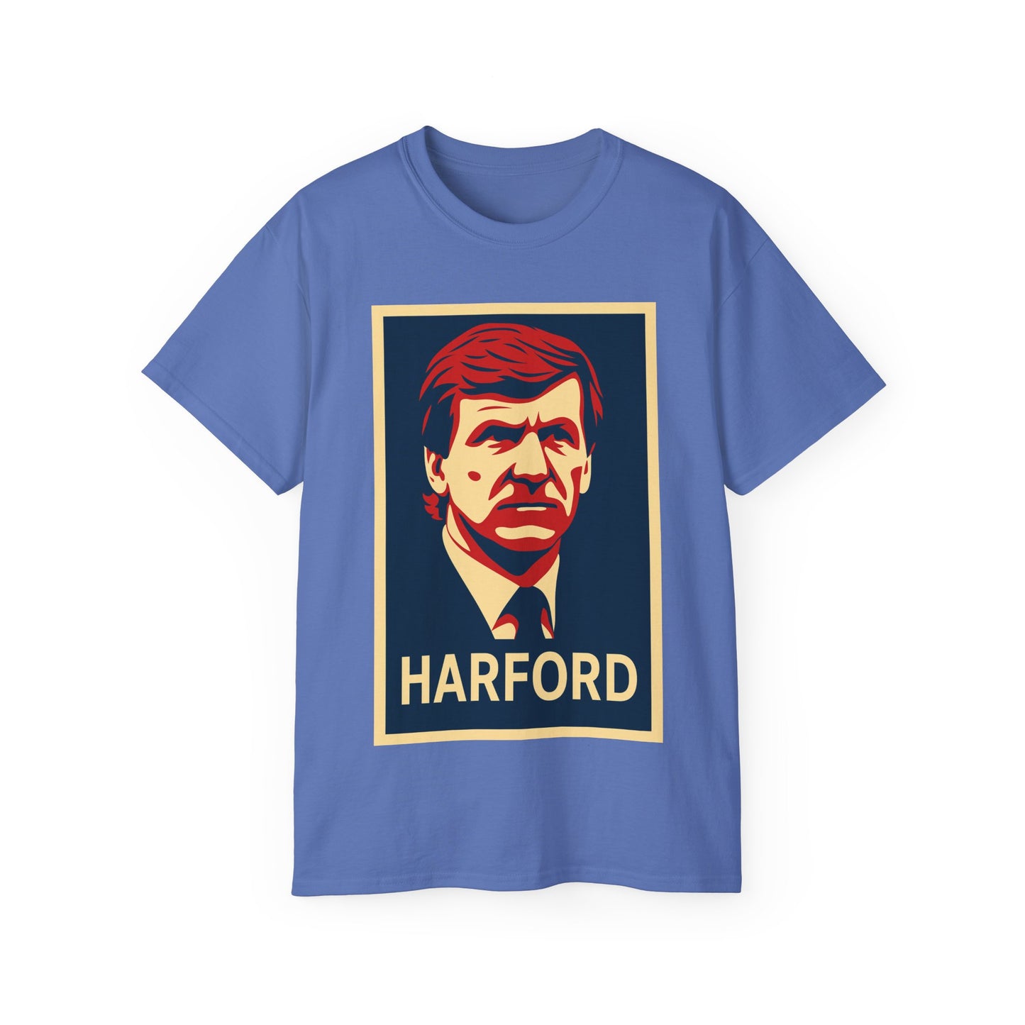 Ray Harford Hope Poster T-Shirt - Luton Town