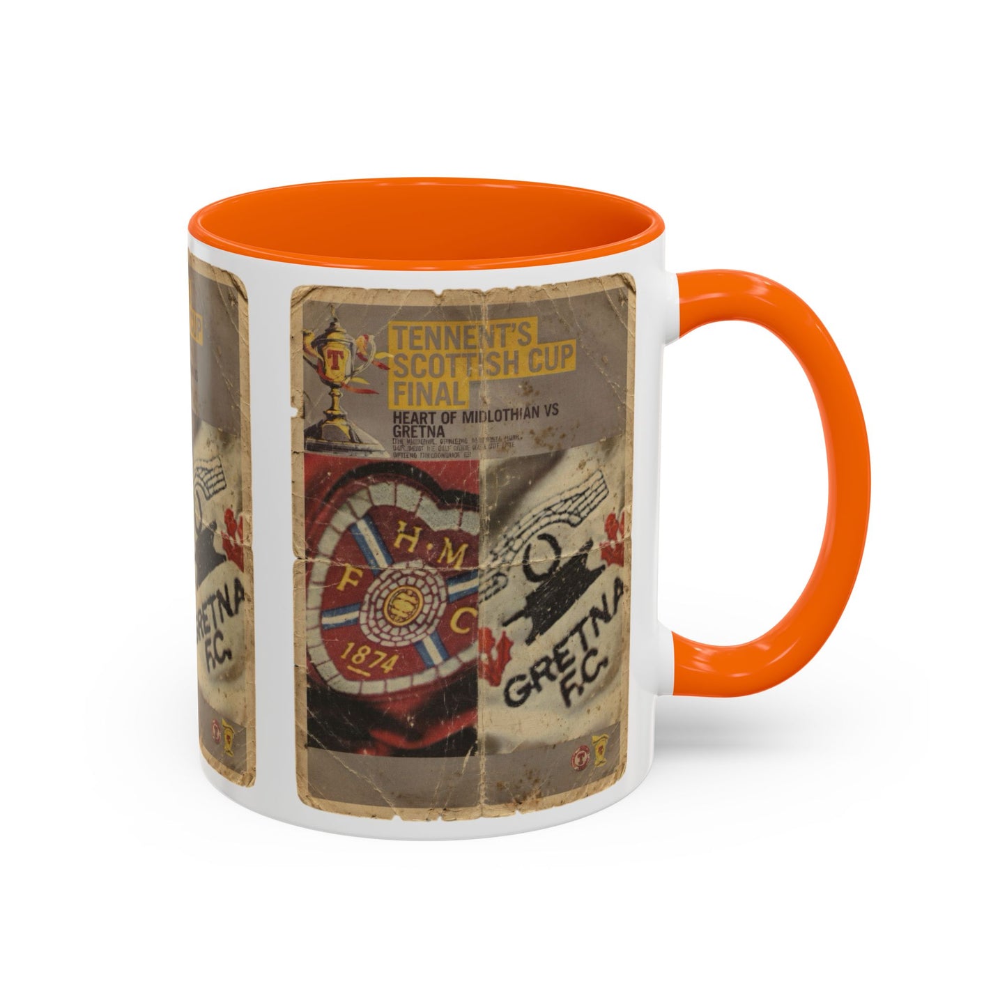 2006 Scottish Challenge Cup Final Hearts Gretna Accent Coffee Mug (11, 15oz)