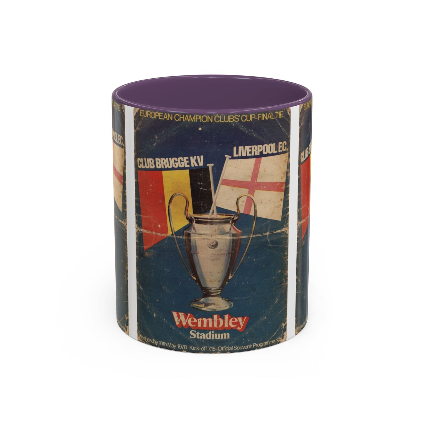 1978 European Cup Final Liverpool Brugge Poster Coffee Mug (11, 15oz)