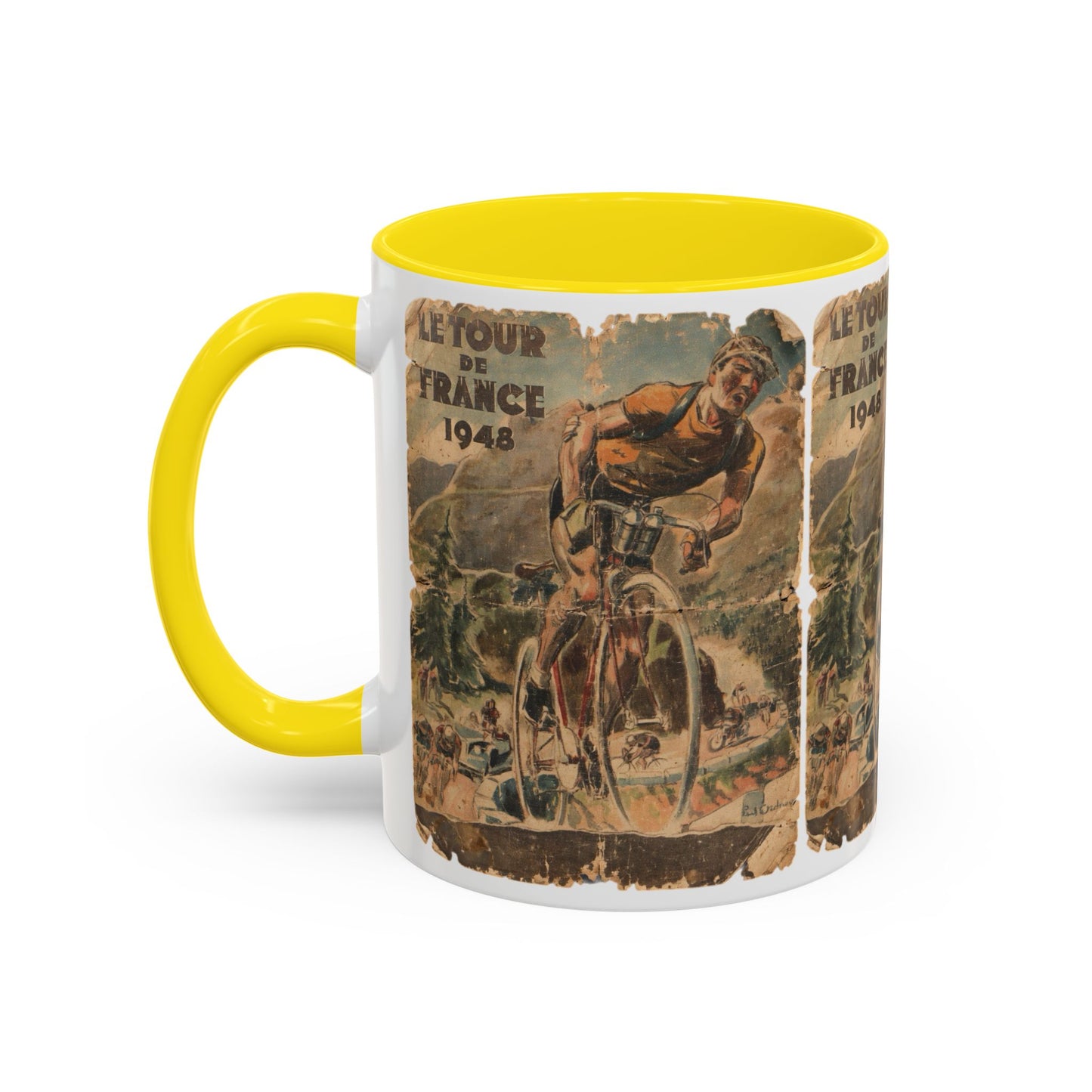 Tour De France 1948 Poster Coffee Mug (11, 15oz)