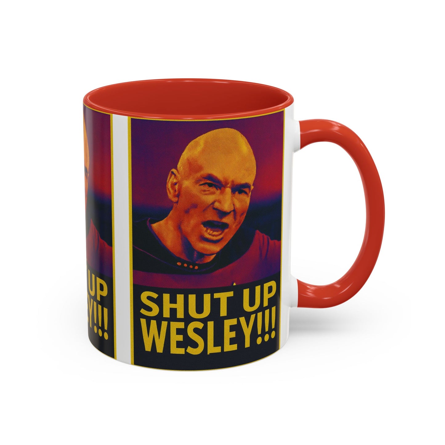 Captain Picard Shut Up Wesley! Mug