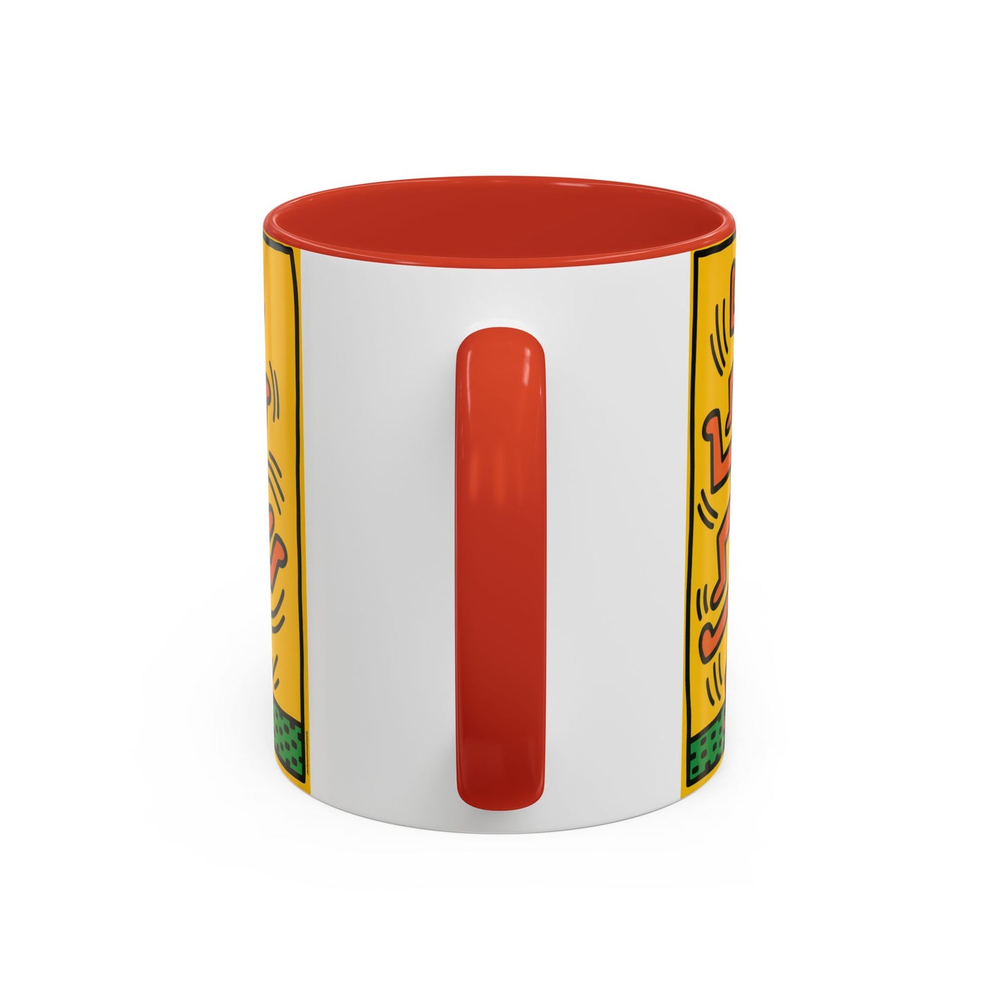 Keith Haring Plate No. 1 (from the Growing suite) Orange Mug