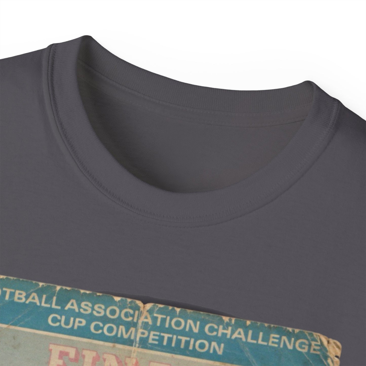 1975 FA Cup Final Programme Poster West Ham Fulham Unisex Ultra Cotton Tee
