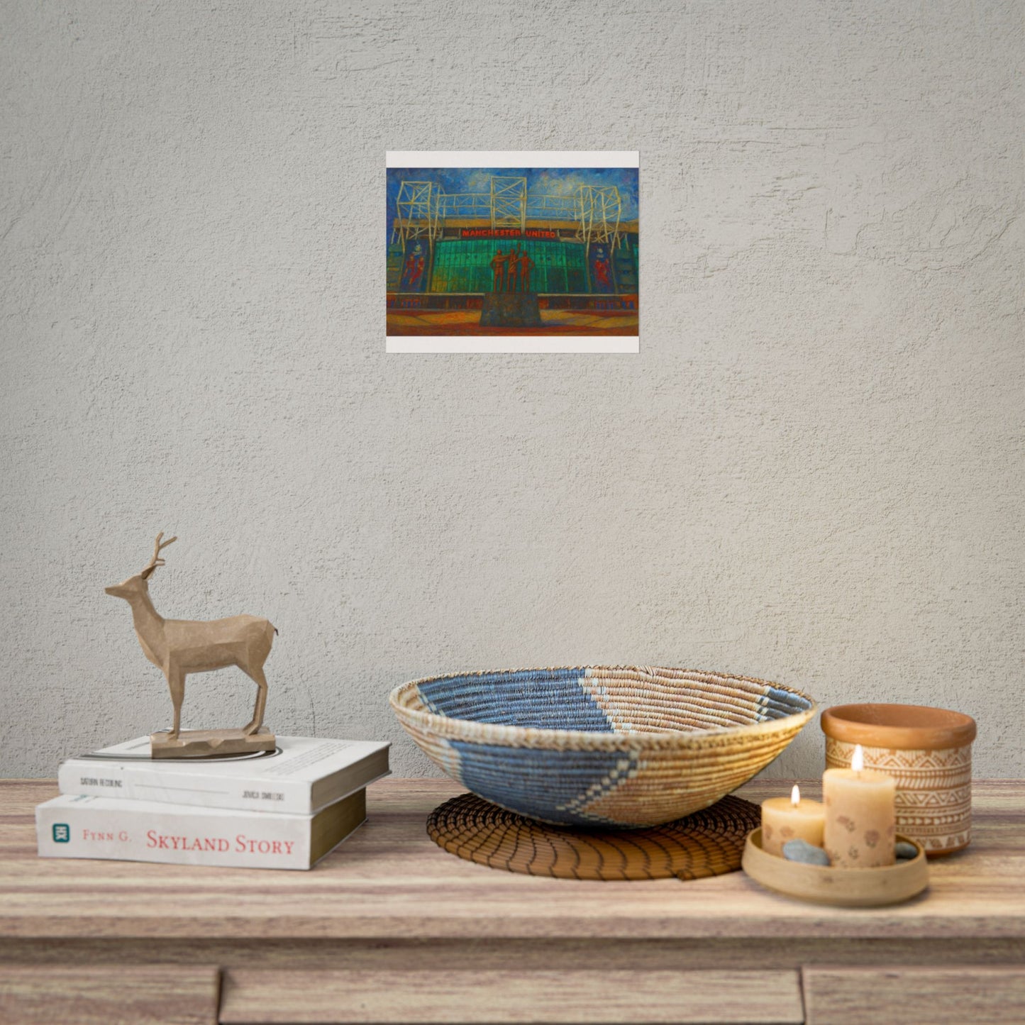 Manchester United Old Trafford United Trinity Poster